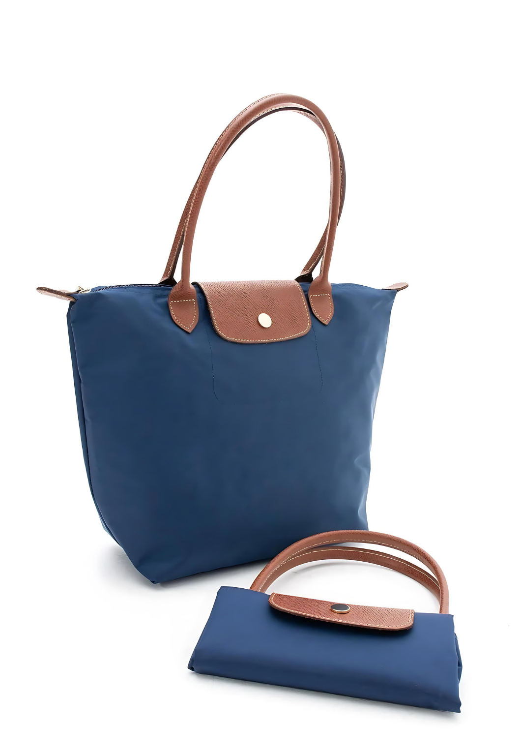 Women's Genuine Leather Detailed Foldable Shoulder Bag