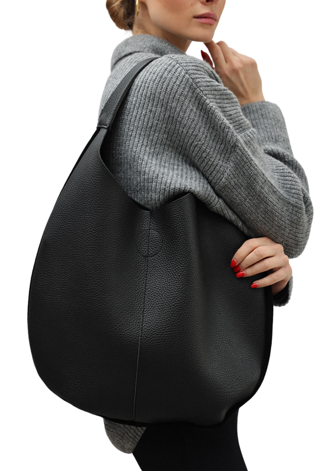 Hobo-Tasche aus echtem Wildleder für Damen