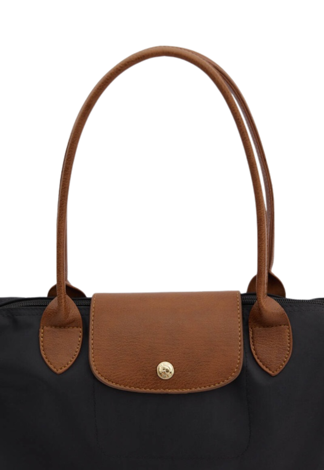 Women's Genuine Leather Detailed Foldable Shoulder Bag
