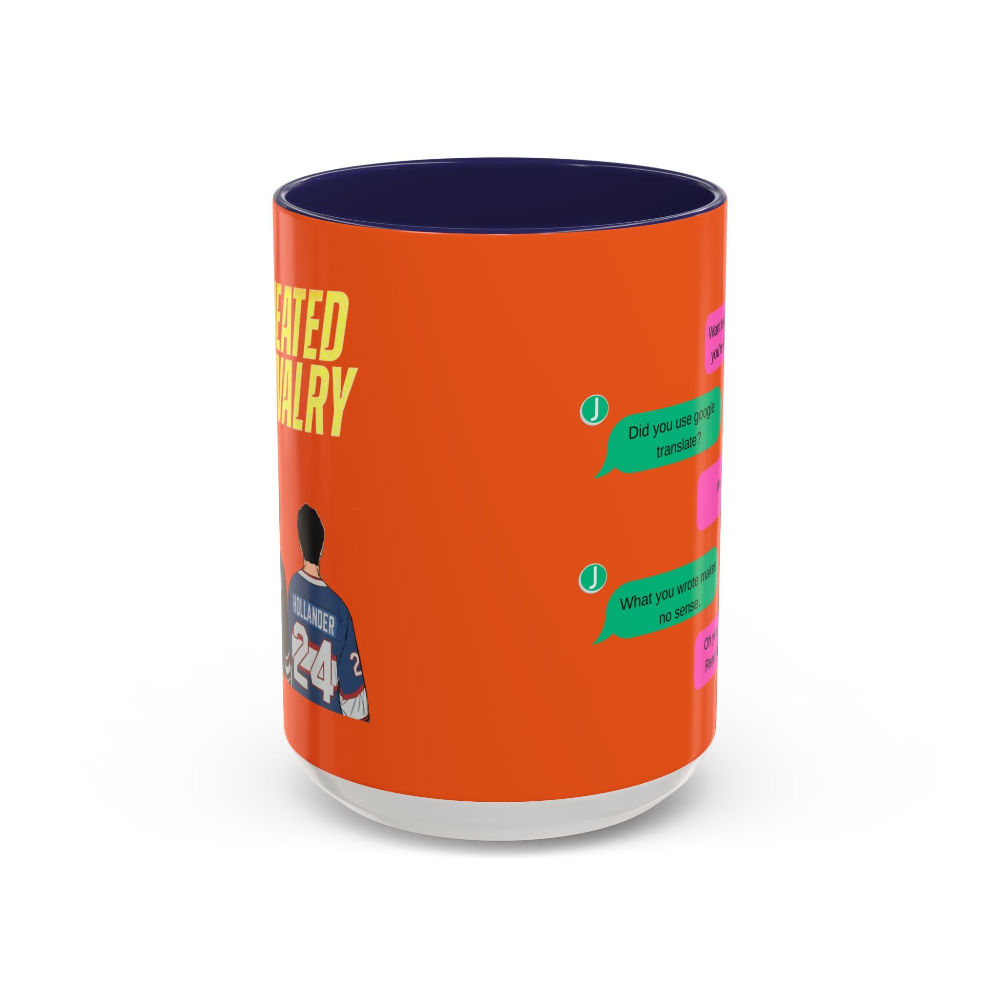 TV Show Inspired Text Message Mug Fandom Coffee Mug Accent Ceramic Cup Gift for Him Gift for Her Funny Dialogue Mug