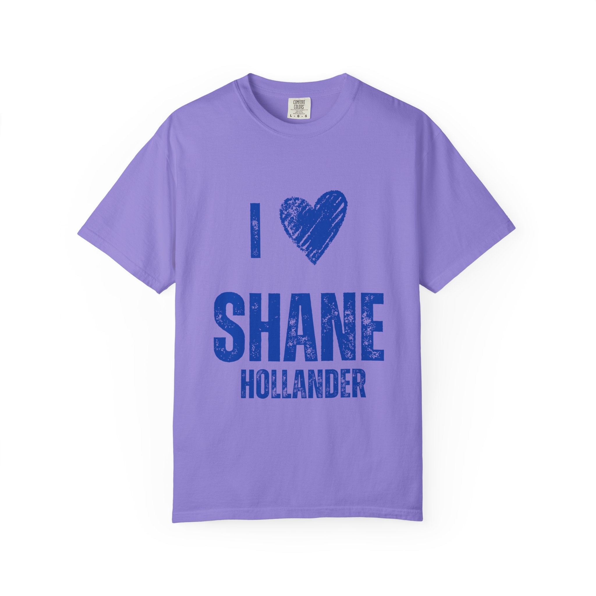 I Love Shane Hollander Unisex T Shirt Hockey Romance Inspired Graphic Tee Vintage Jersey Style Fan Shirt