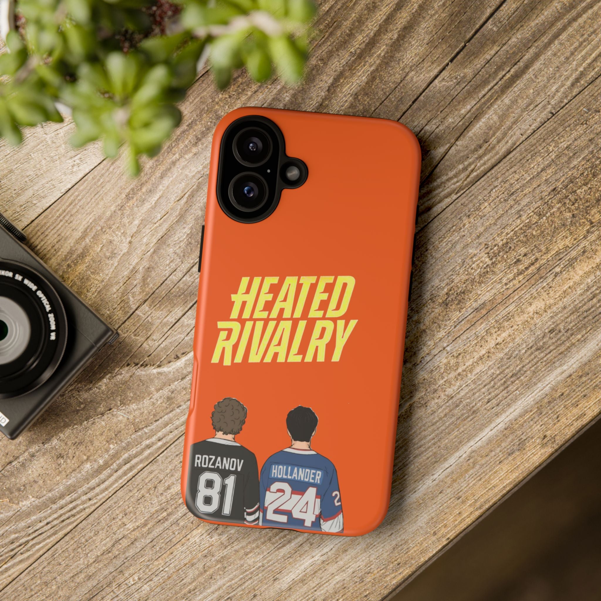 Heated Rivalry Hockey iPhone Case Sports Romance Phone Case Hockey Fan Gift Protective Tough Case