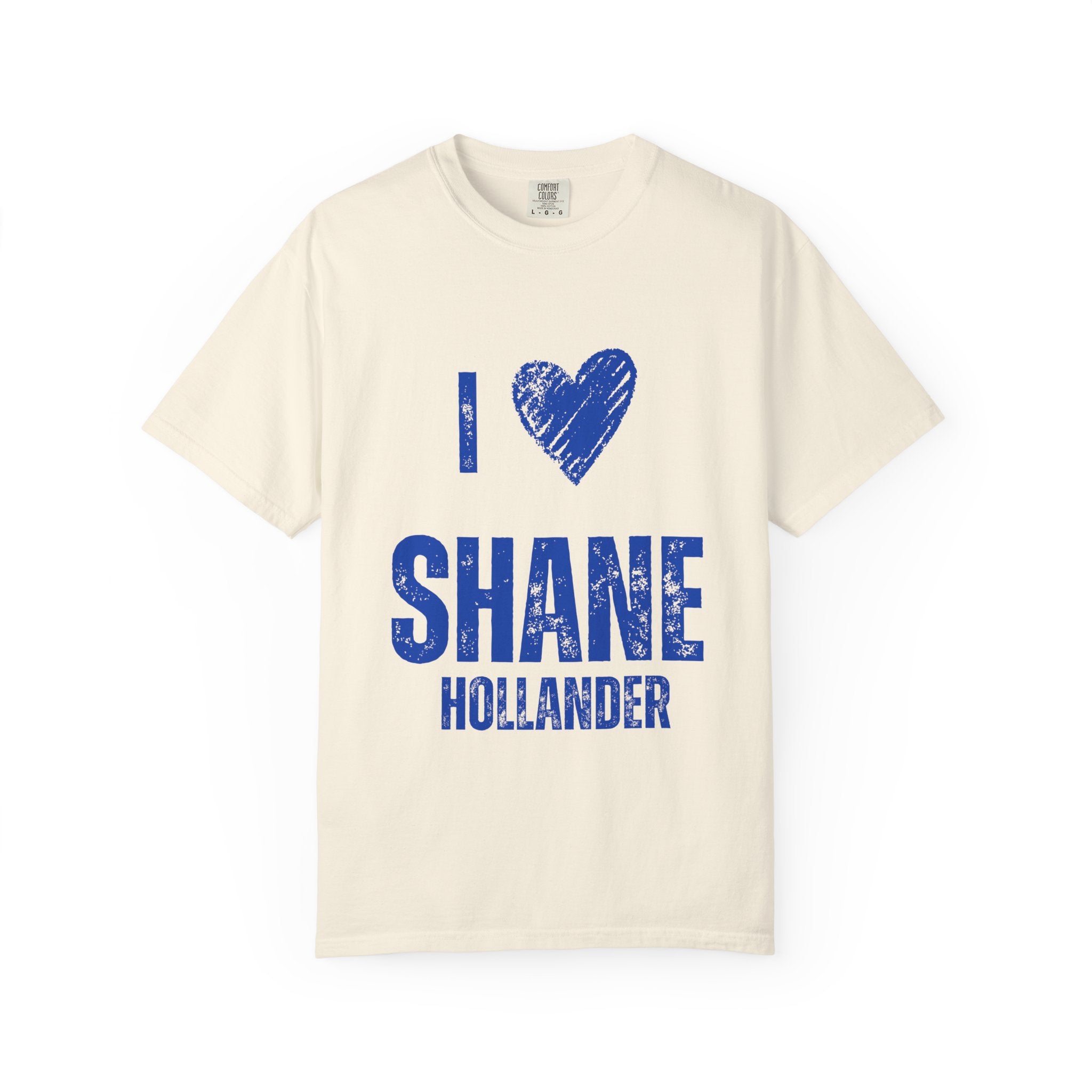I Love Shane Hollander Unisex T Shirt Hockey Romance Inspired Graphic Tee Vintage Jersey Style Fan Shirt