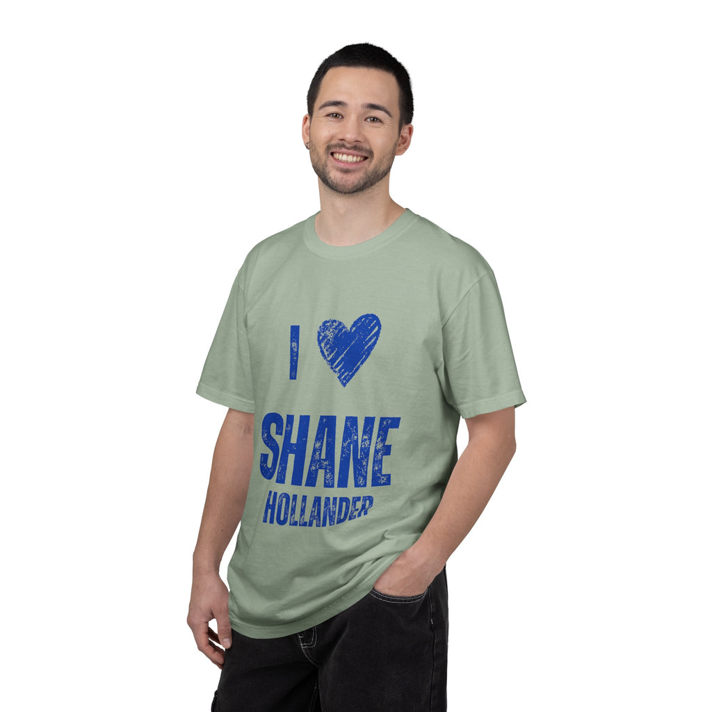 I Love Shane Hollander Unisex T Shirt Hockey Romance Inspired Graphic Tee Vintage Jersey Style Fan Shirt