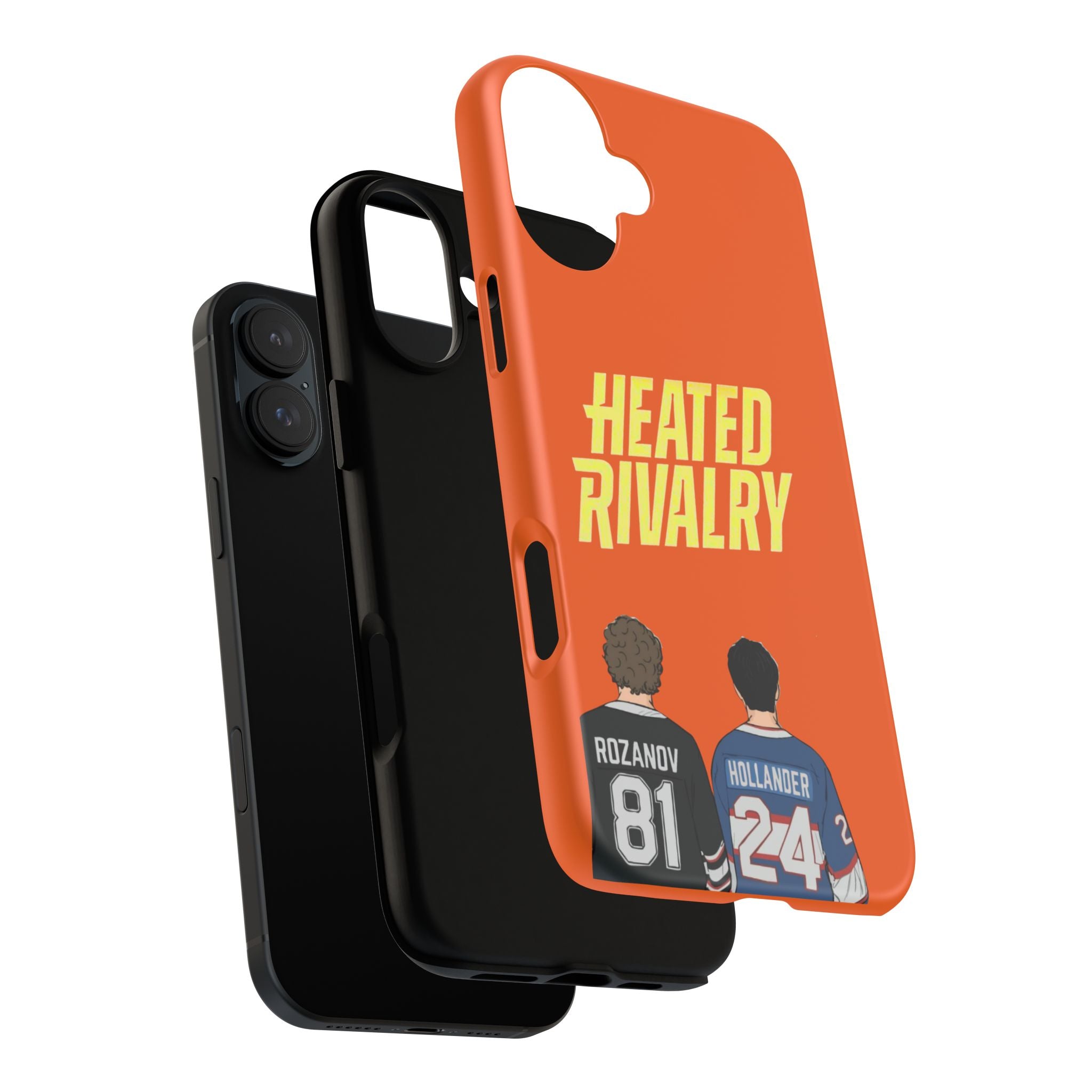 Heated Rivalry Hockey iPhone Case Sports Romance Phone Case Hockey Fan Gift Protective Tough Case
