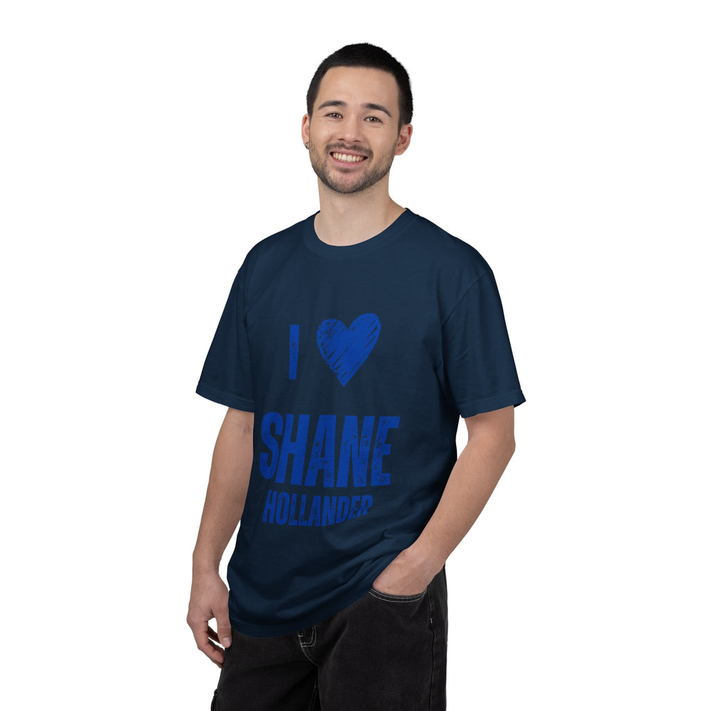 I Love Shane Hollander Unisex T Shirt Hockey Romance Inspired Graphic Tee Vintage Jersey Style Fan Shirt