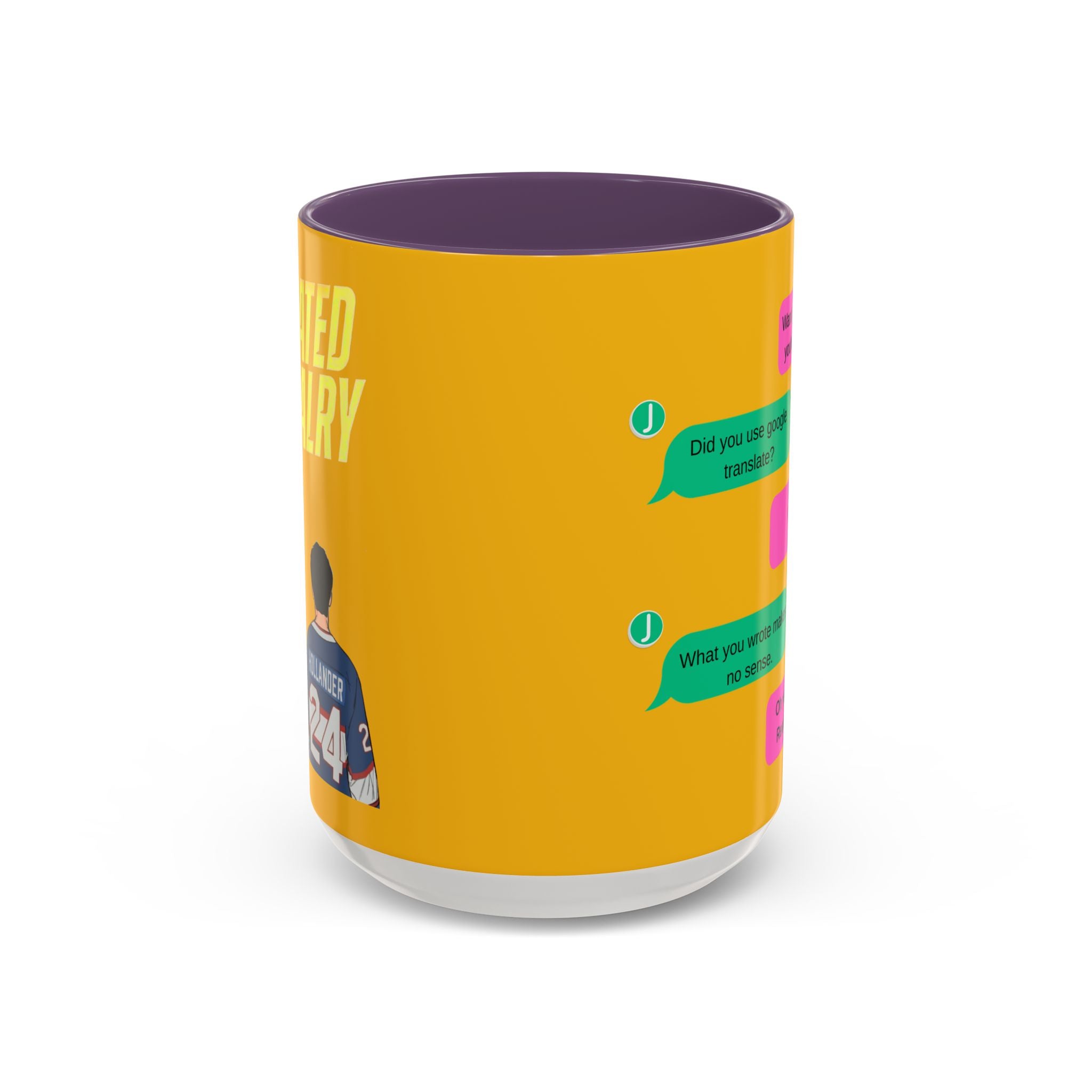 TV Show Inspired Text Message Mug Fandom Coffee Mug Accent Ceramic Cup Gift for Him Gift for Her Funny Dialogue Mug