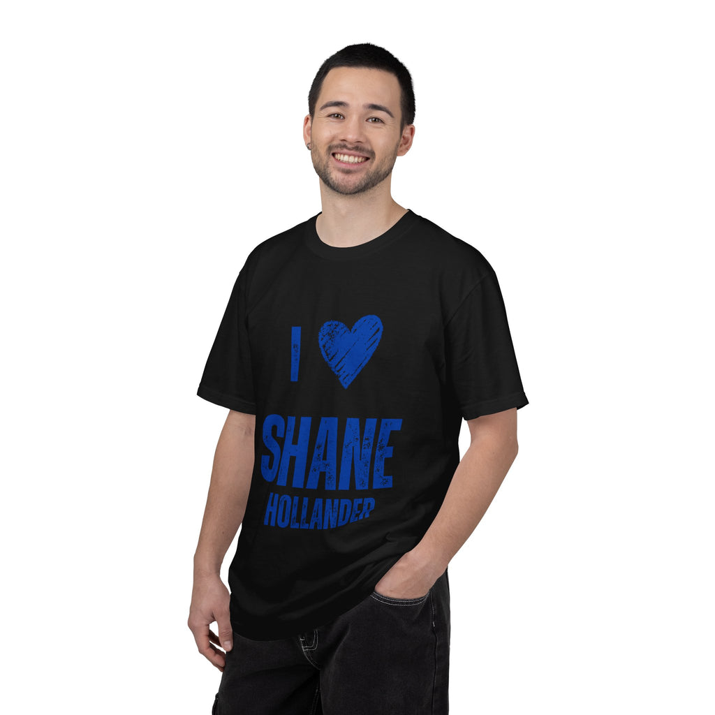 I Love Shane Hollander Unisex T Shirt Hockey Romance Inspired Graphic Tee Vintage Jersey Style Fan Shirt