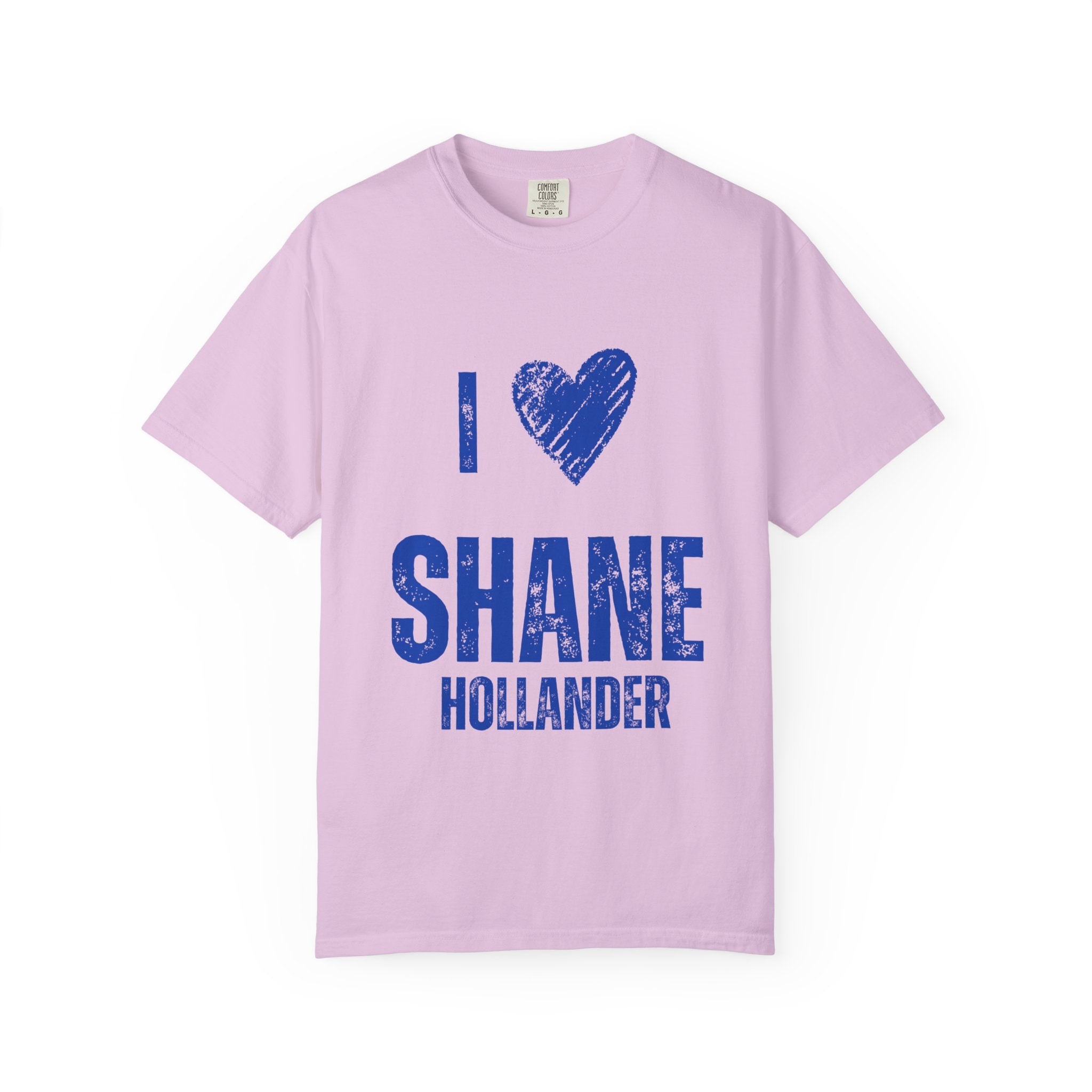 I Love Shane Hollander Unisex T Shirt Hockey Romance Inspired Graphic Tee Vintage Jersey Style Fan Shirt