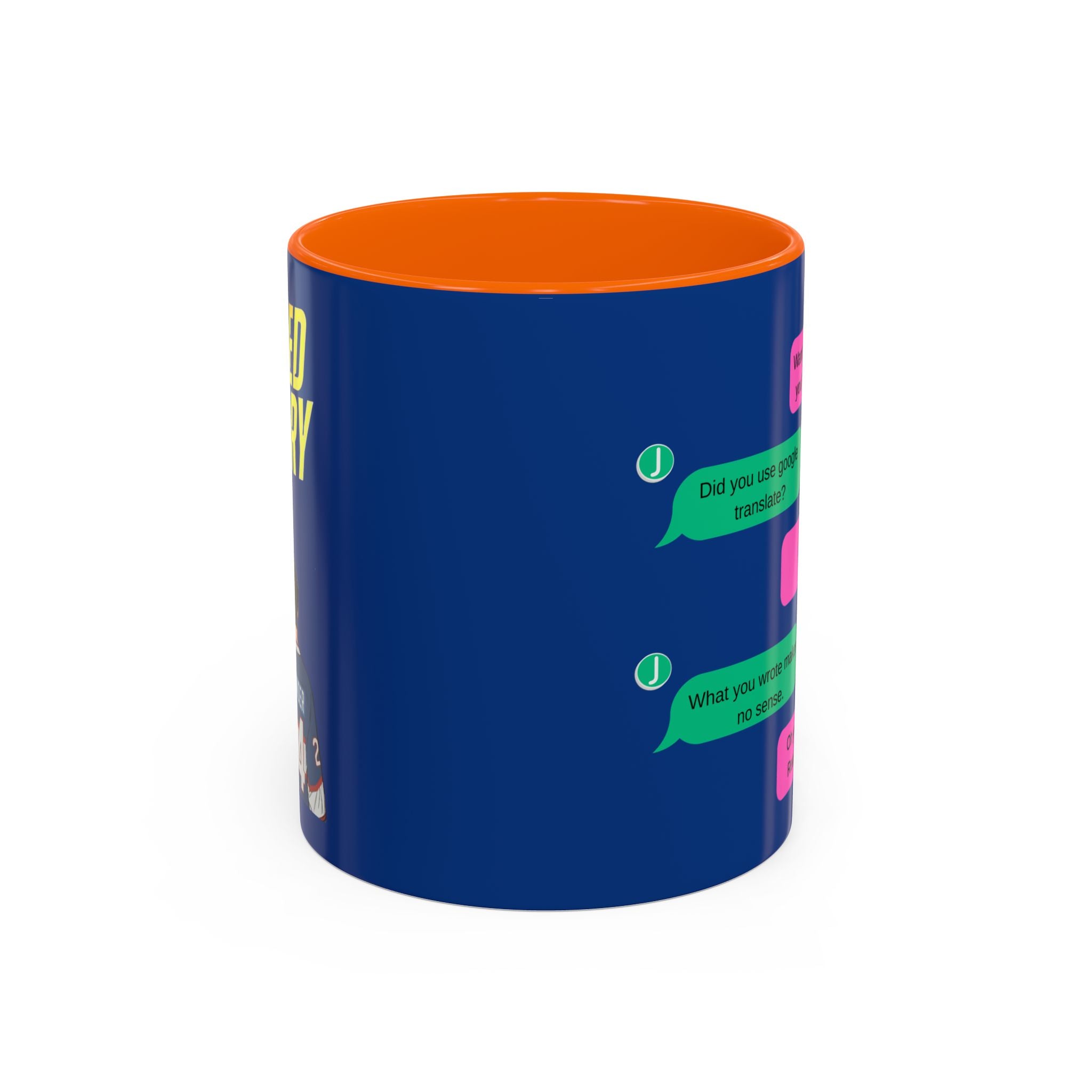 TV Show Inspired Text Message Mug Fandom Coffee Mug Accent Ceramic Cup Gift for Him Gift for Her Funny Dialogue Mug