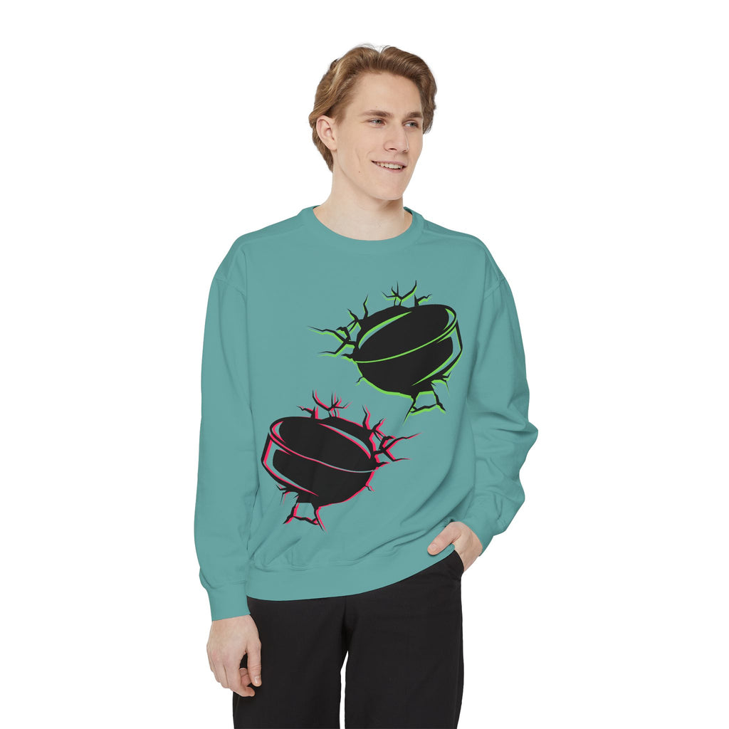 Heated Rivalry Inspired Hockey Puck Sweatshirt Unisex Romance Book Fan Merch