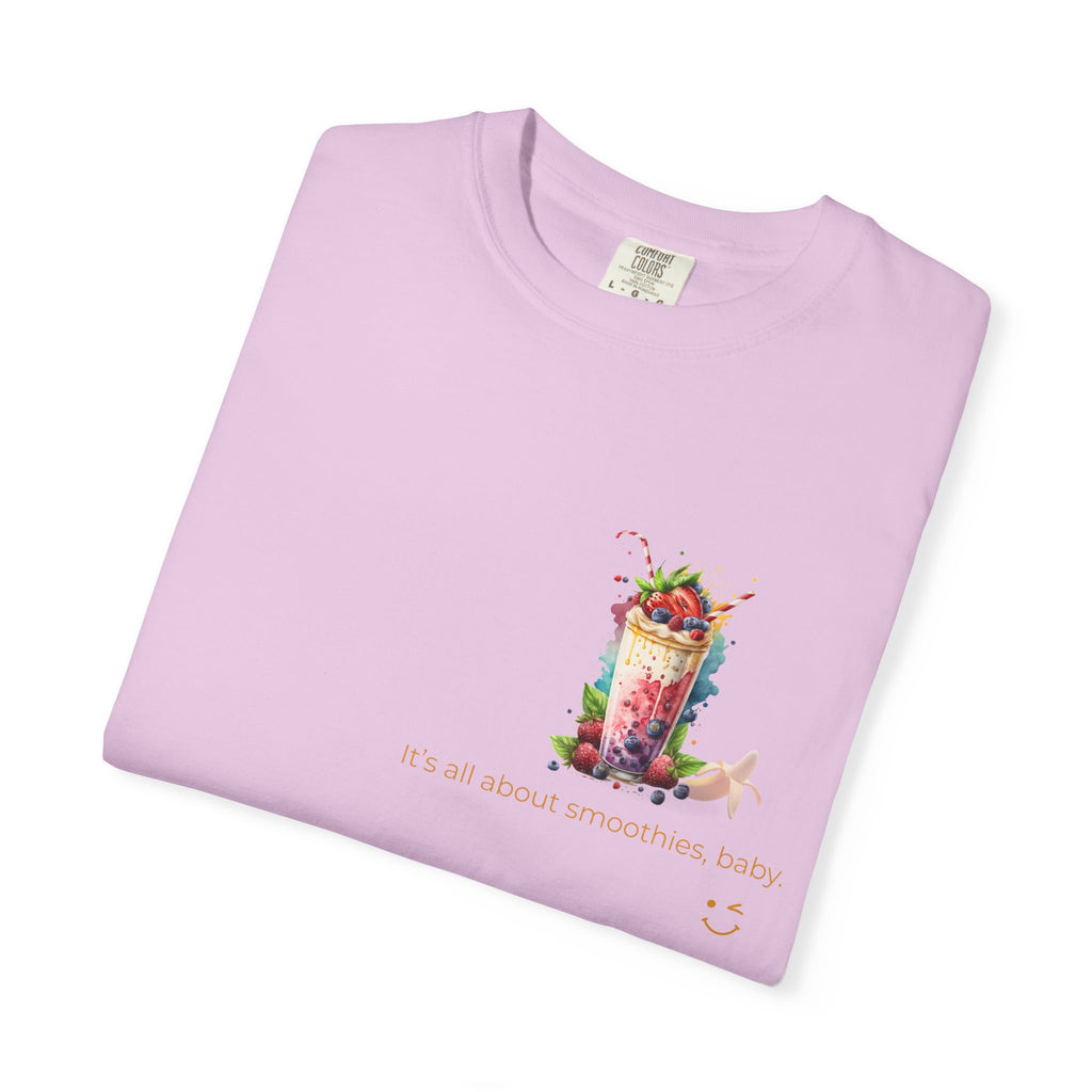 Its All About Smoothies Baby Banana Graphic T Shirt Fun Summer Streetwear
