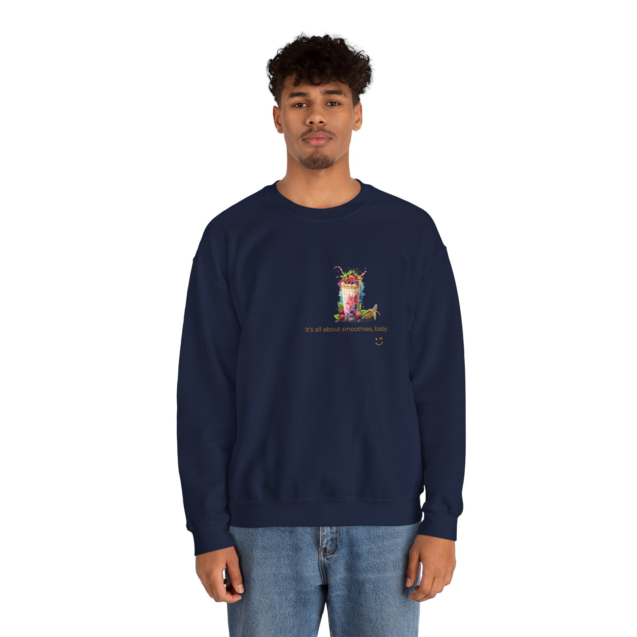 Heated Rivalry Banana Smoothie Sweatshirt | Unisex Graphic Pullover, Multi-Color