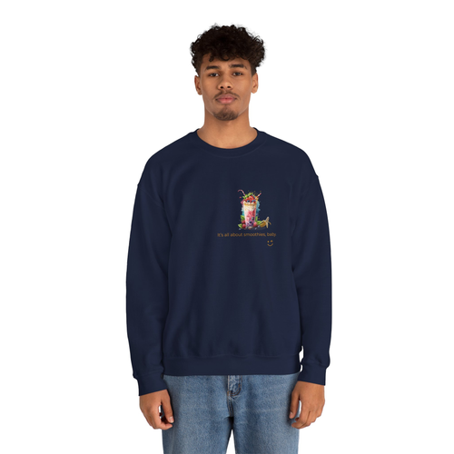 Heated Rivalry Banana Smoothie Sweatshirt | Unisex Graphic Pullover, Multi-Color