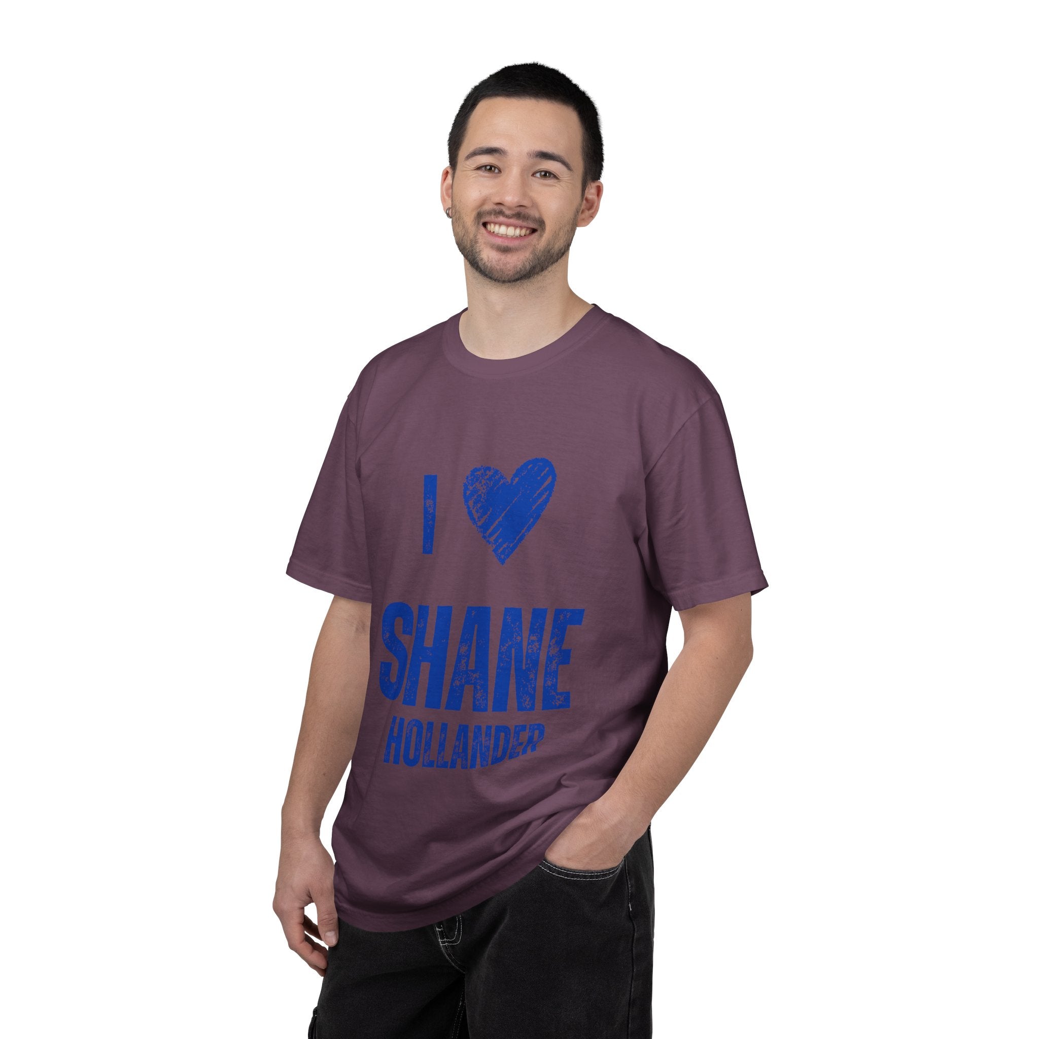 I Love Shane Hollander Unisex T Shirt Hockey Romance Inspired Graphic Tee Vintage Jersey Style Fan Shirt