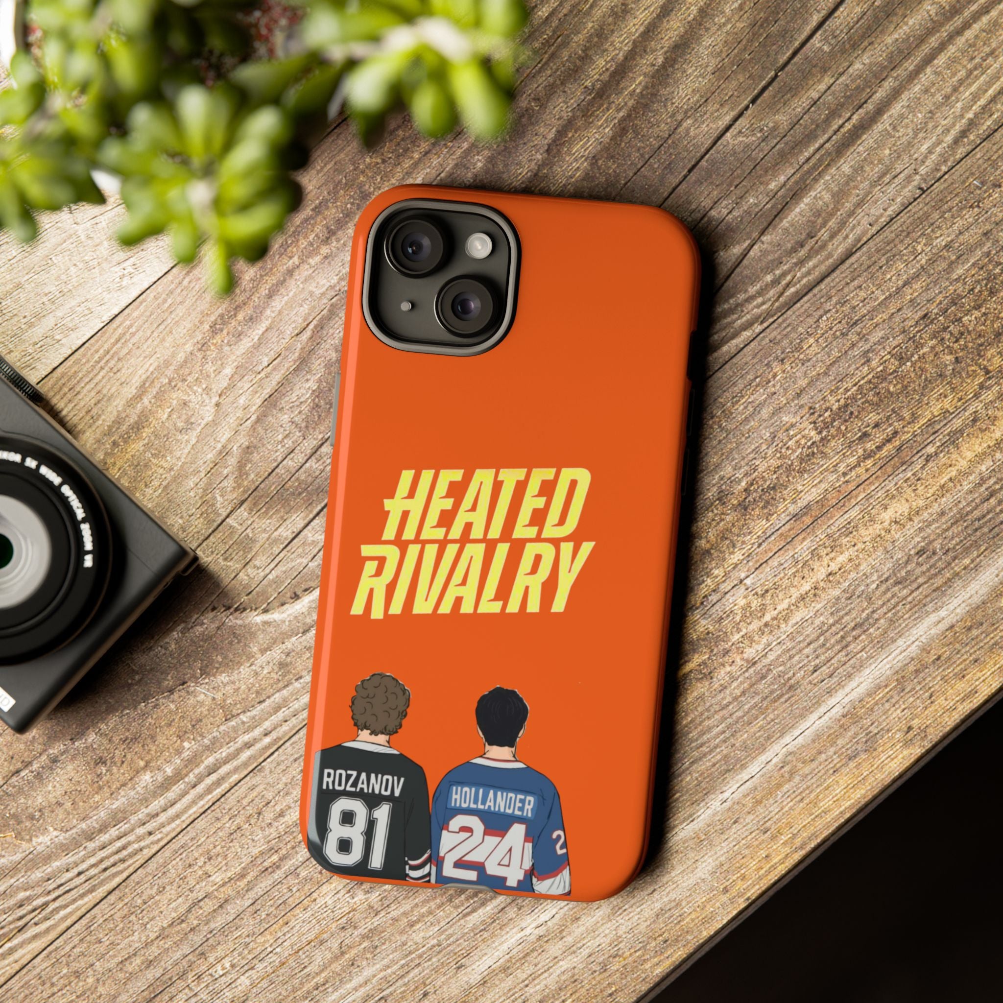 Heated Rivalry Hockey iPhone Case Sports Romance Phone Case Hockey Fan Gift Protective Tough Case