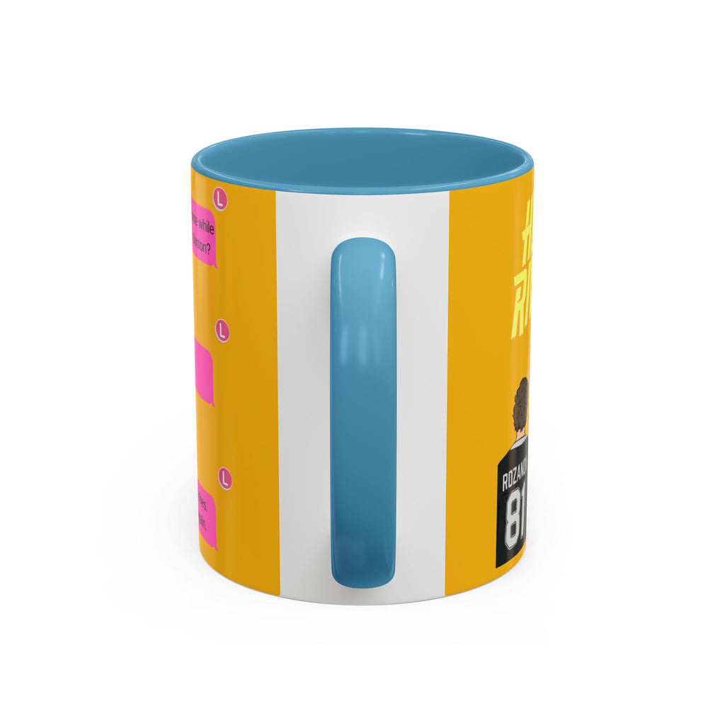 TV Show Inspired Text Message Mug Fandom Coffee Mug Accent Ceramic Cup Gift for Him Gift for Her Funny Dialogue Mug