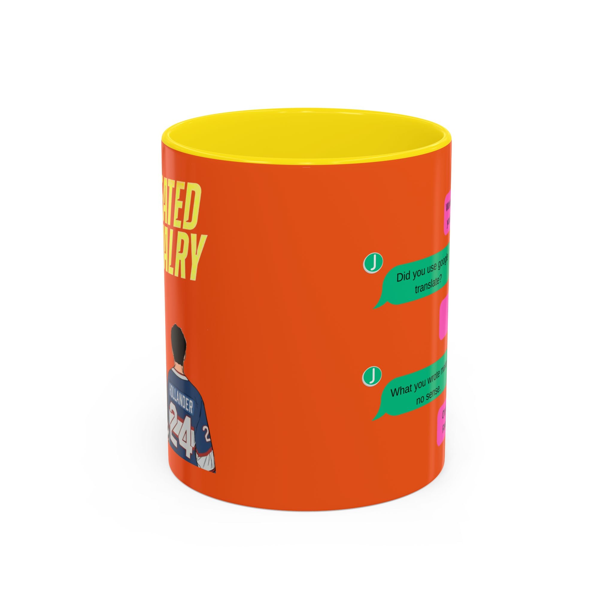 TV Show Inspired Text Message Mug Fandom Coffee Mug Accent Ceramic Cup Gift for Him Gift for Her Funny Dialogue Mug