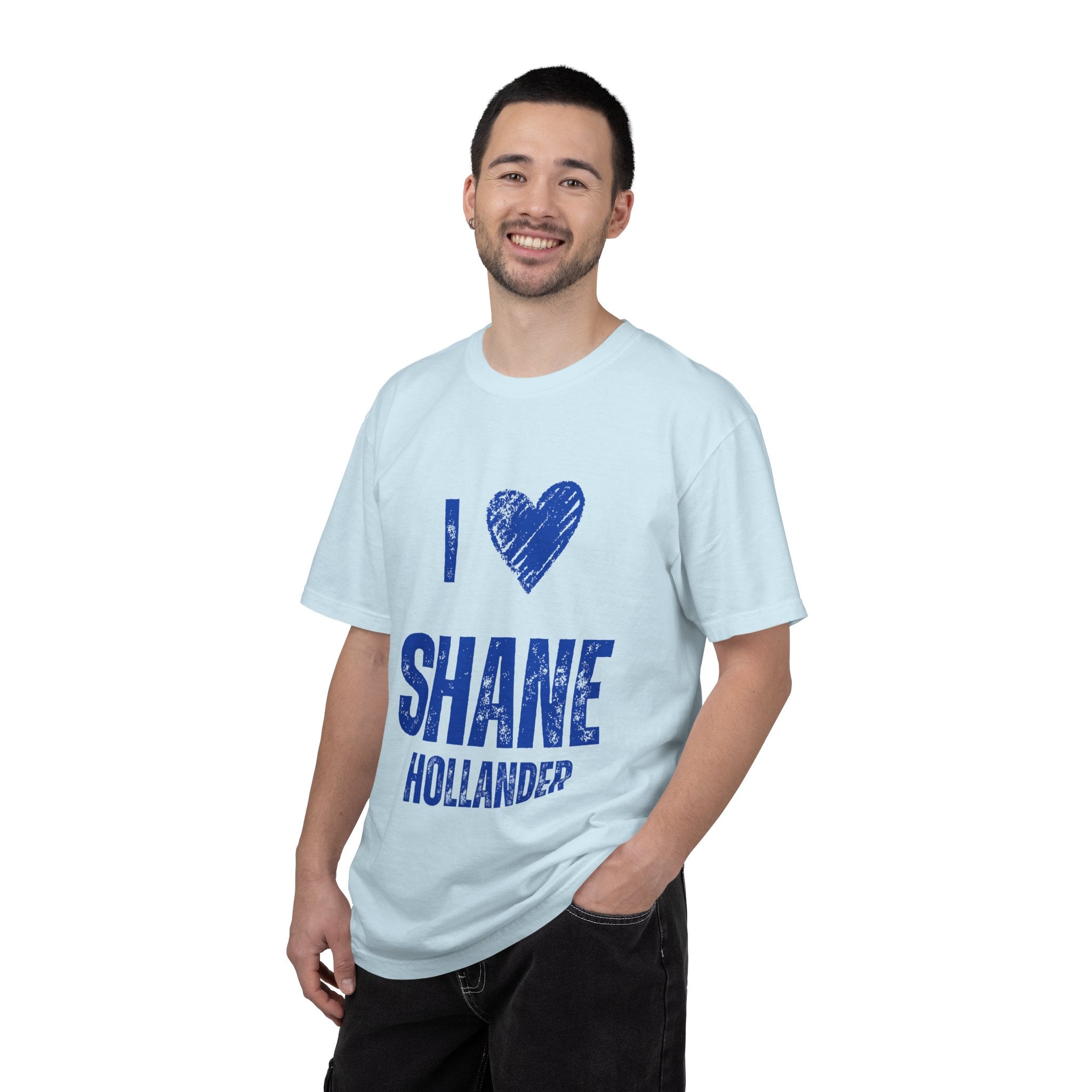 I Love Shane Hollander Unisex T Shirt Hockey Romance Inspired Graphic Tee Vintage Jersey Style Fan Shirt