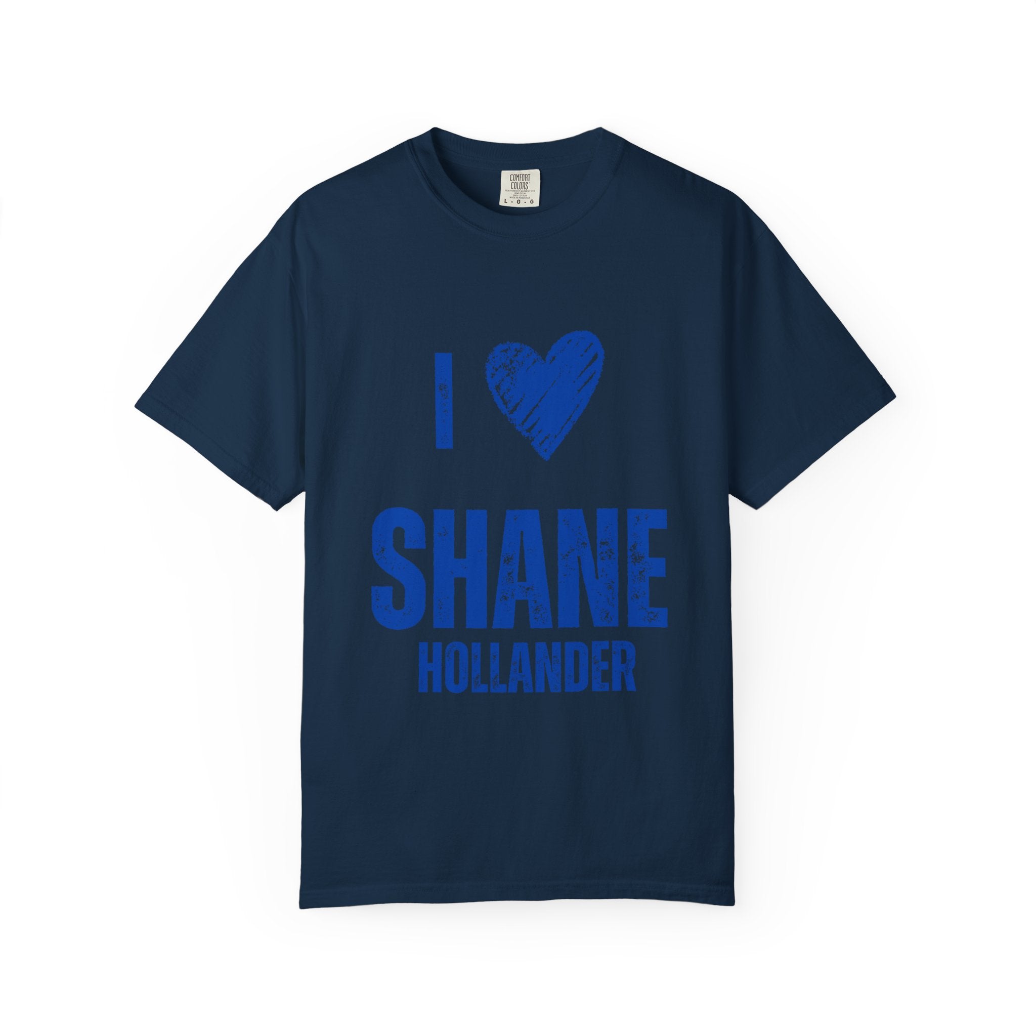 I Love Shane Hollander Unisex T Shirt Hockey Romance Inspired Graphic Tee Vintage Jersey Style Fan Shirt