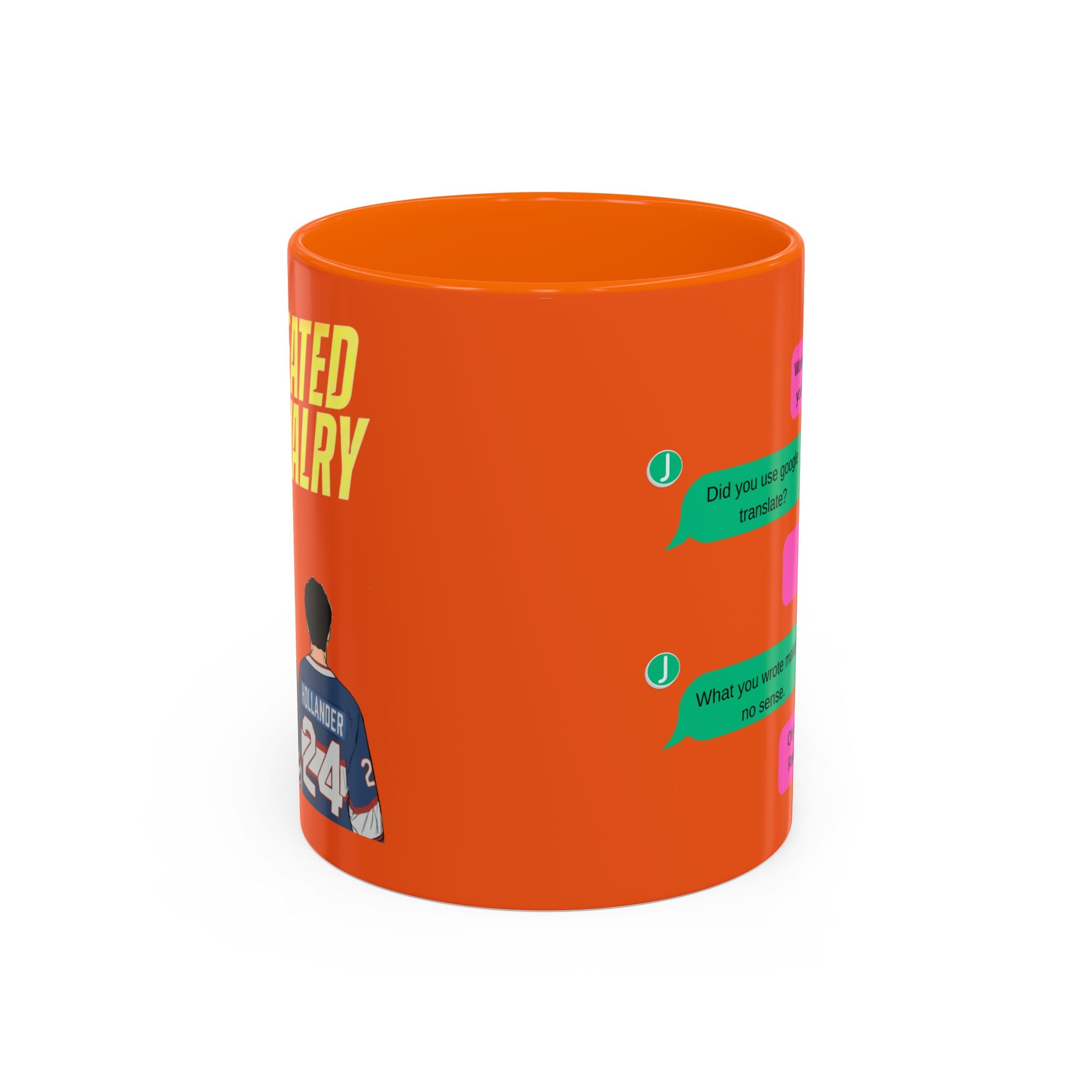 TV Show Inspired Text Message Mug Fandom Coffee Mug Accent Ceramic Cup Gift for Him Gift for Her Funny Dialogue Mug