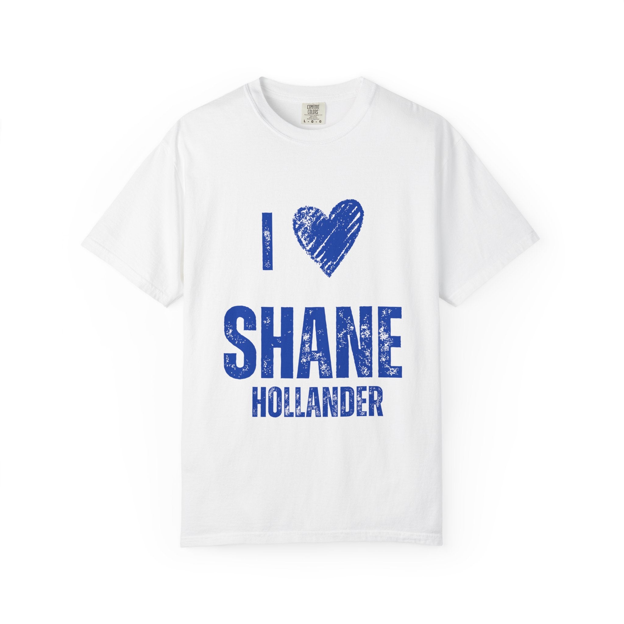 I Love Shane Hollander Unisex T Shirt Hockey Romance Inspired Graphic Tee Vintage Jersey Style Fan Shirt