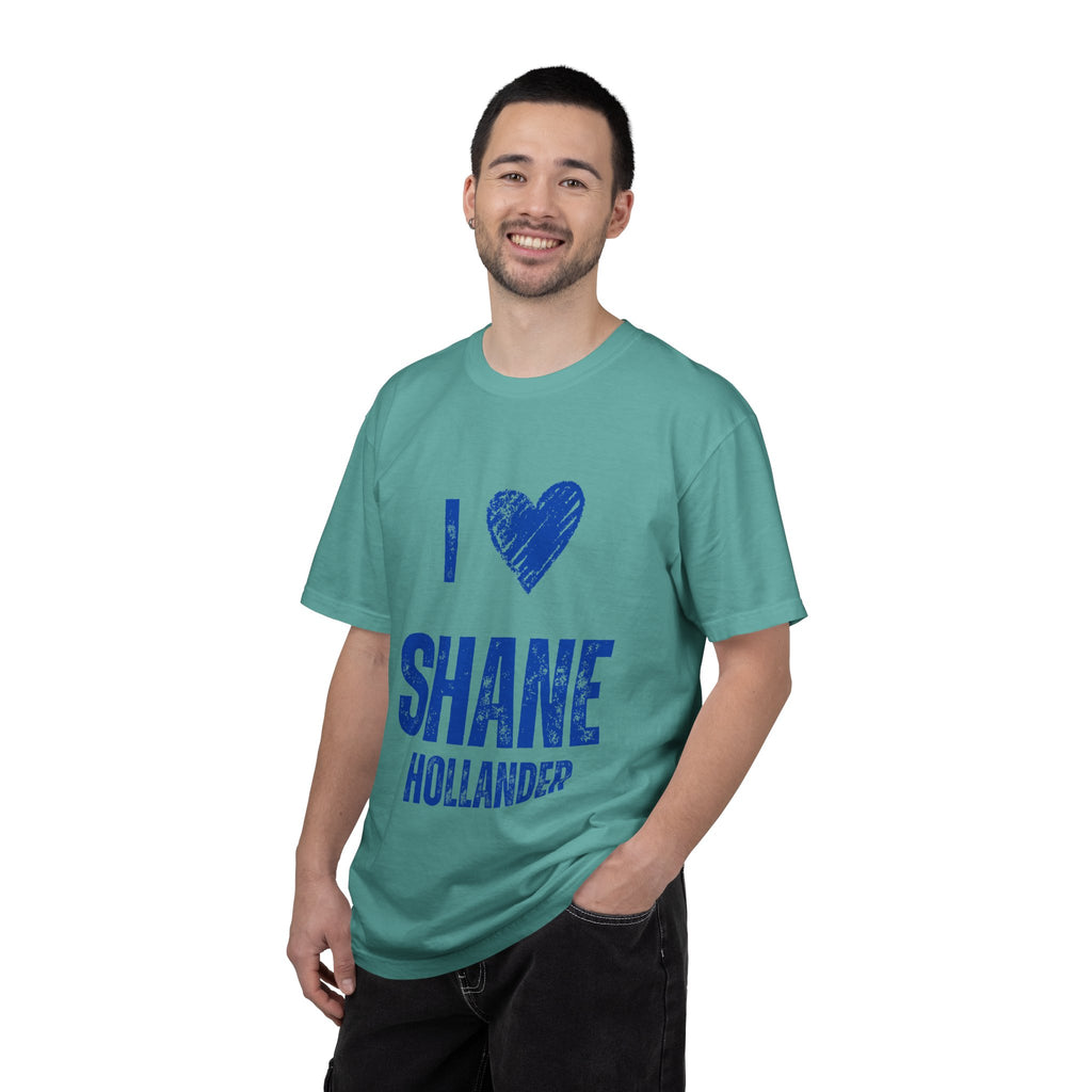 I Love Shane Hollander Unisex T Shirt Hockey Romance Inspired Graphic Tee Vintage Jersey Style Fan Shirt