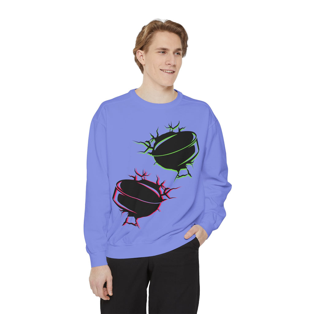 Heated Rivalry Inspired Hockey Puck Sweatshirt Unisex Romance Book Fan Merch