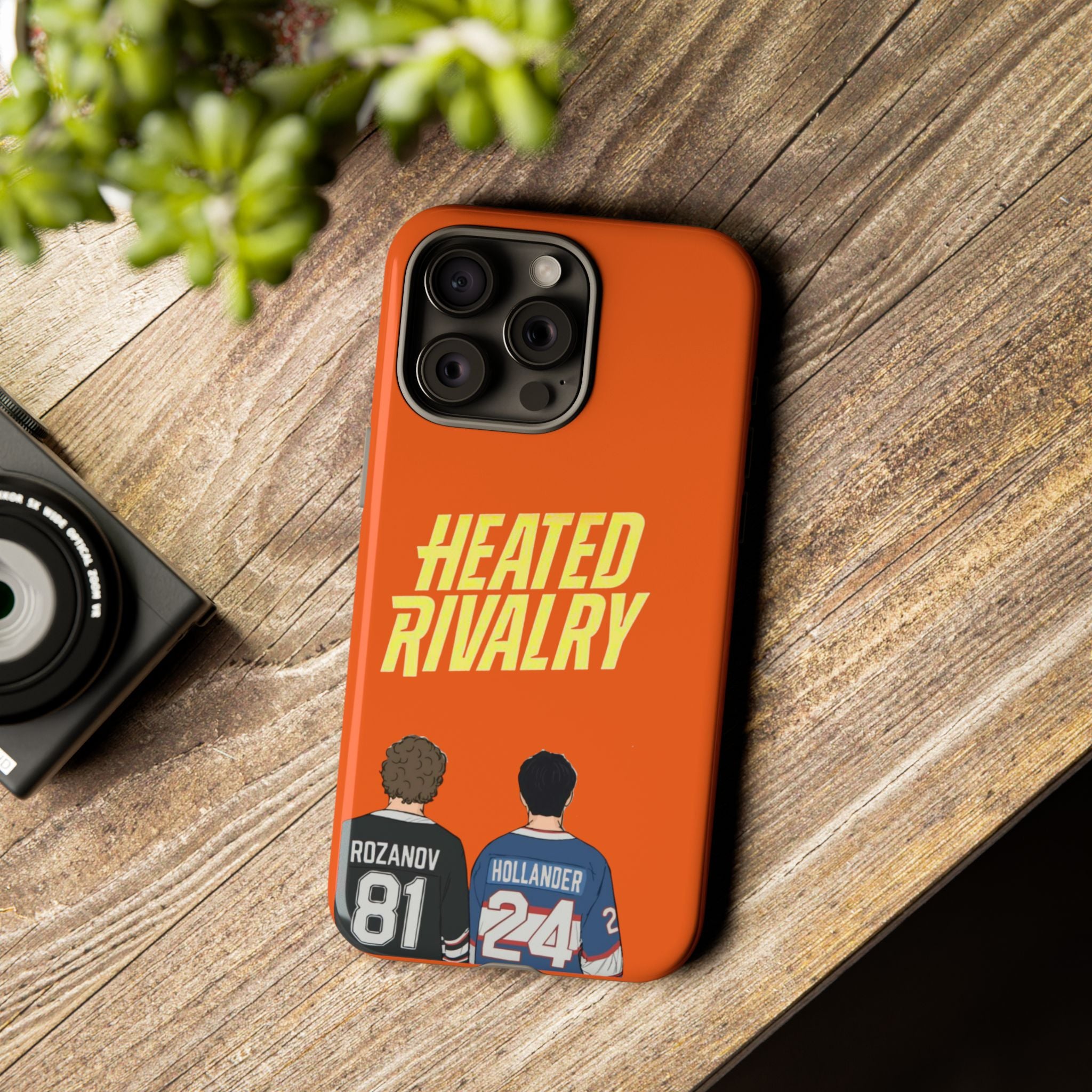 Heated Rivalry Hockey iPhone Case Sports Romance Phone Case Hockey Fan Gift Protective Tough Case