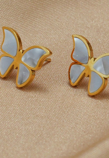 18K Gold Plated Butterfly Jewelry Set for Women