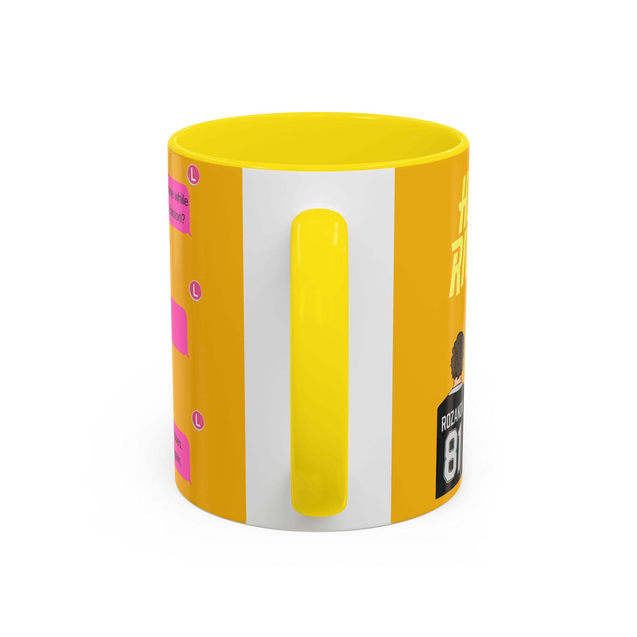 TV Show Inspired Text Message Mug Fandom Coffee Mug Accent Ceramic Cup Gift for Him Gift for Her Funny Dialogue Mug