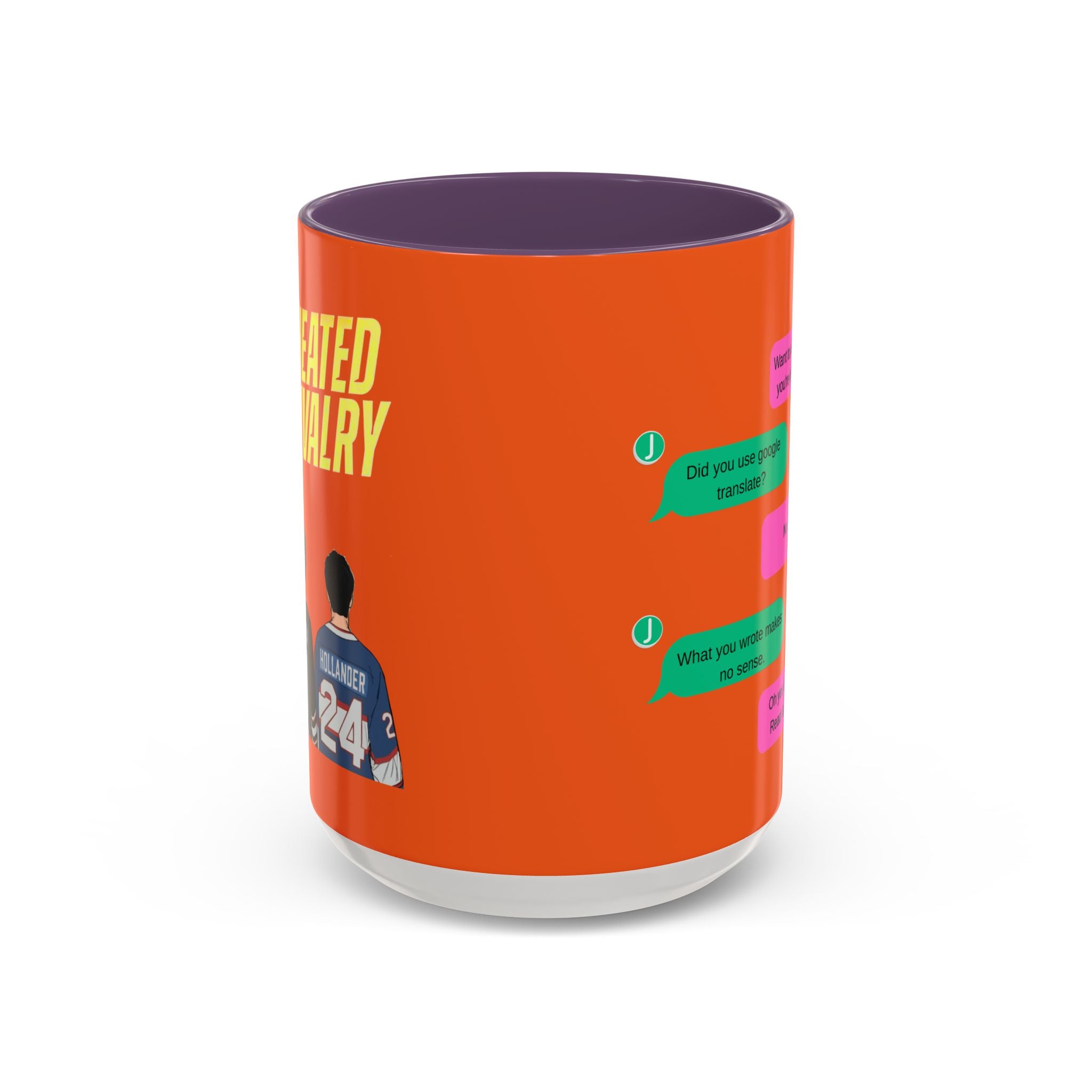 TV Show Inspired Text Message Mug Fandom Coffee Mug Accent Ceramic Cup Gift for Him Gift for Her Funny Dialogue Mug