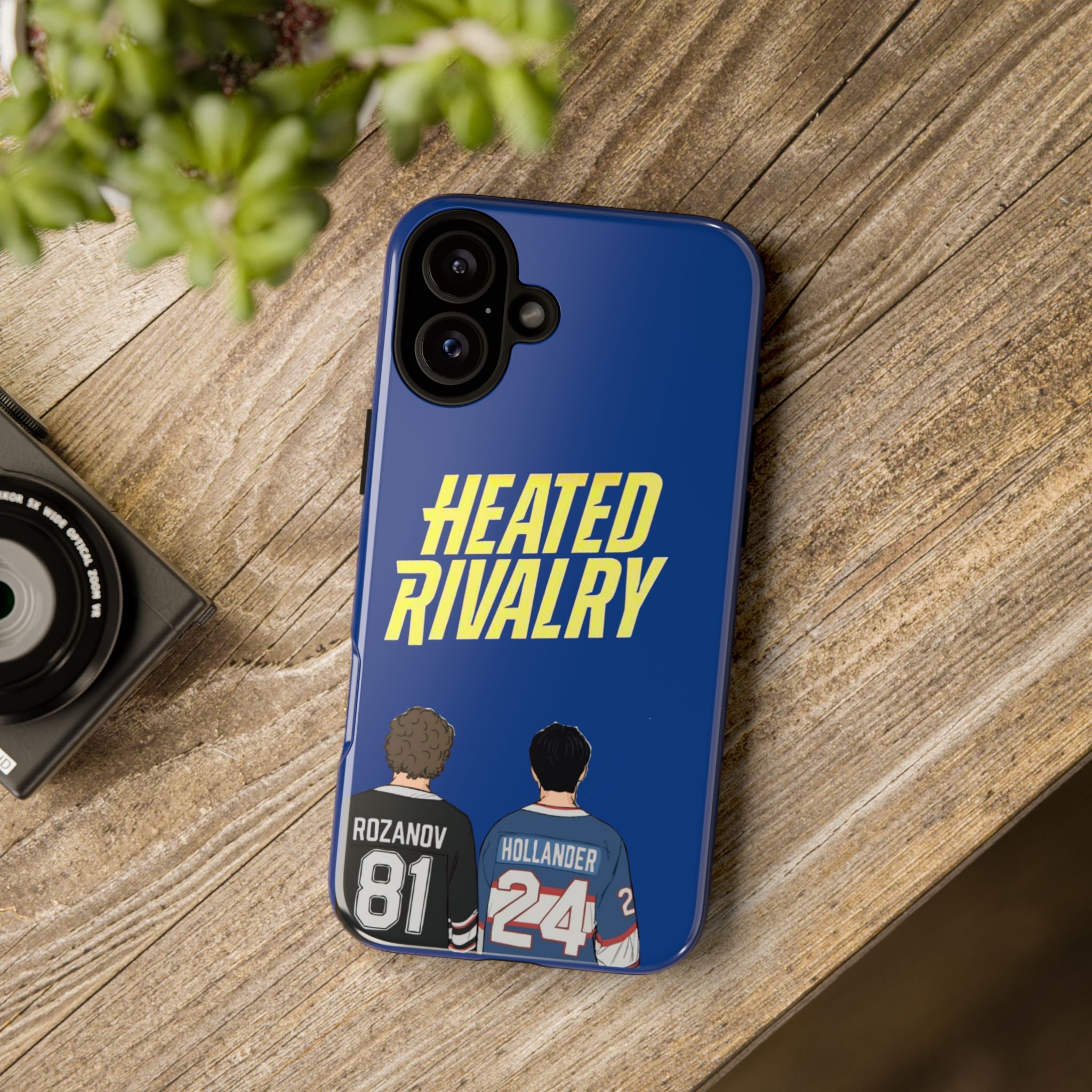 Heated Rivalry Hockey iPhone Case Sports Romance Phone Case Hockey Fan Gift Protective Tough Case