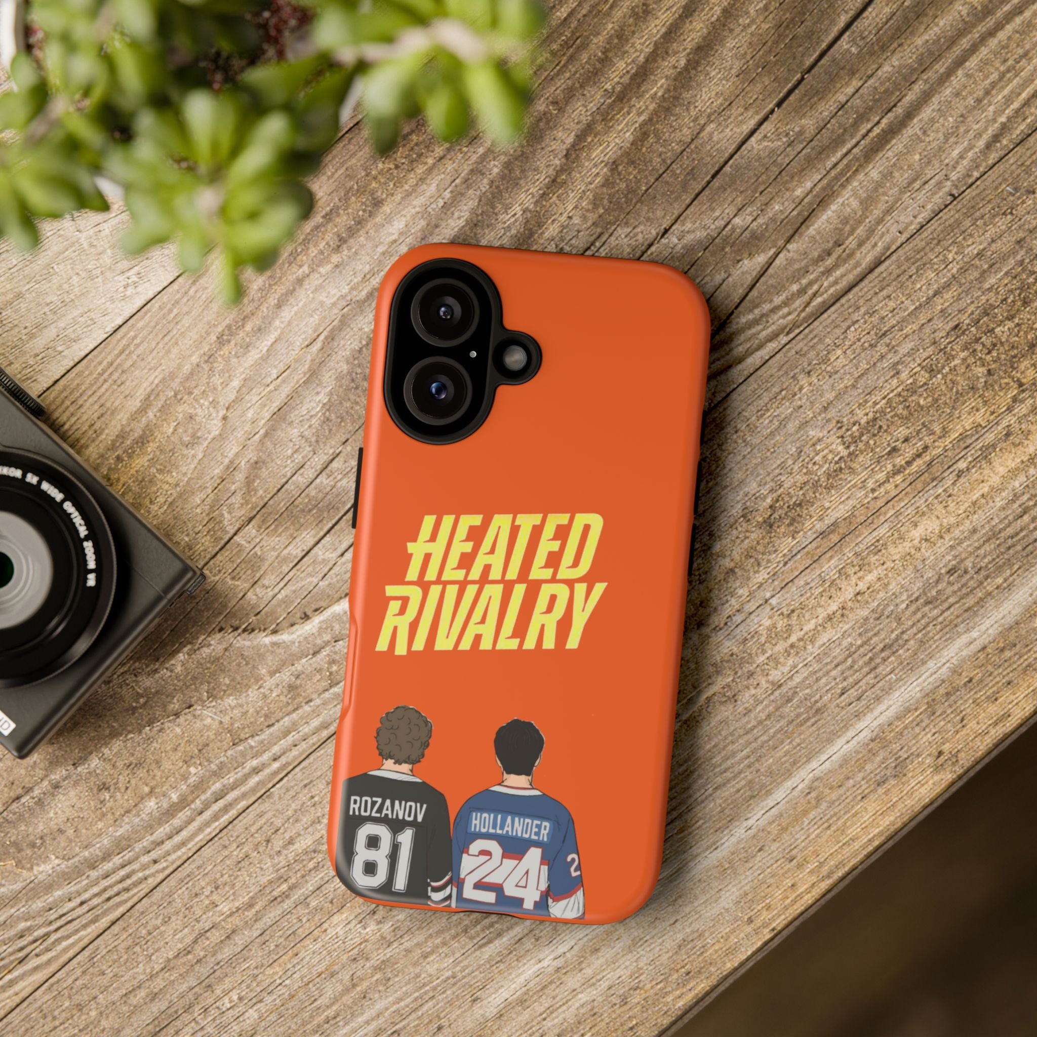 Heated Rivalry Hockey iPhone Case Sports Romance Phone Case Hockey Fan Gift Protective Tough Case