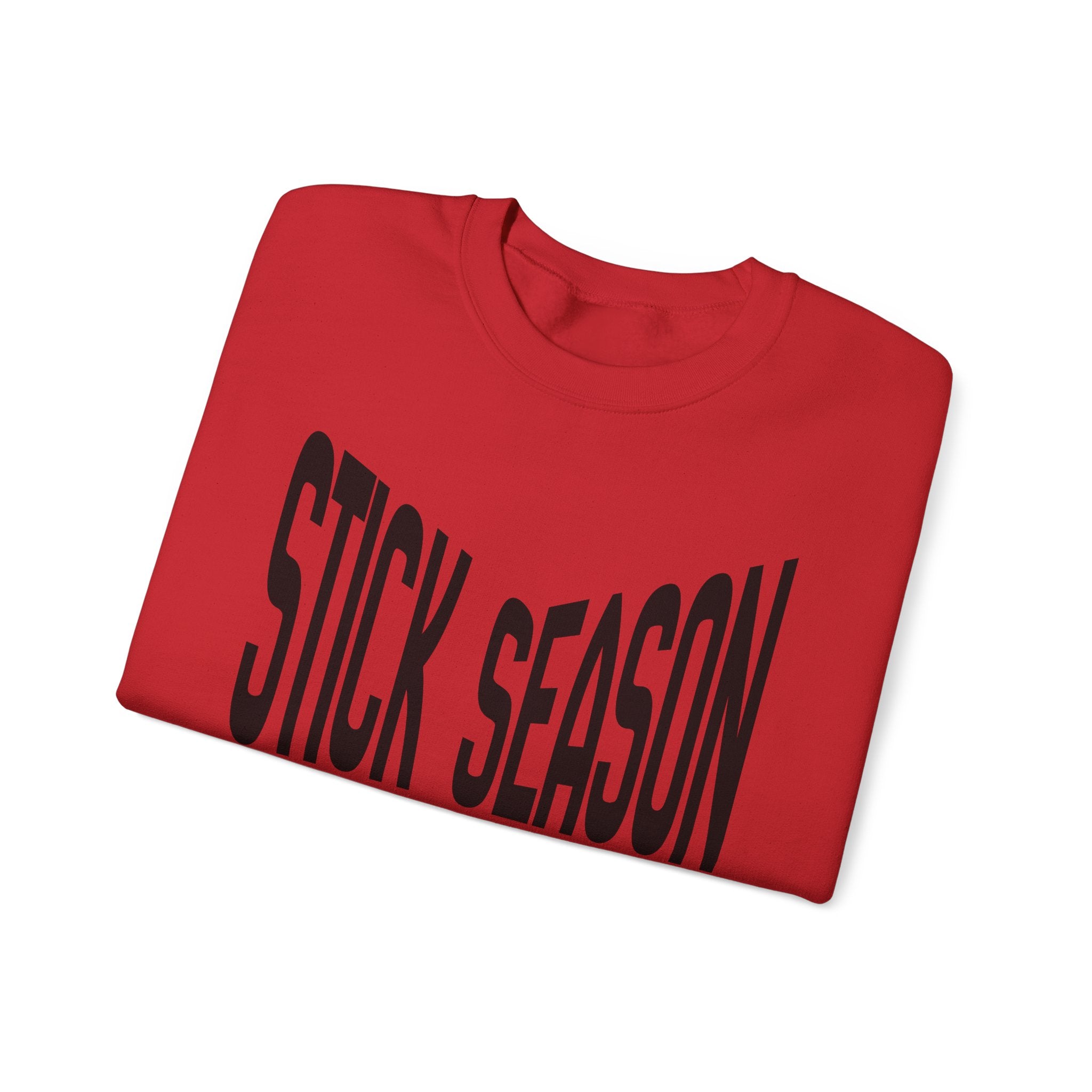 Stick Season hockey crewneck sweatshirt | crossed hockey sticks graphic