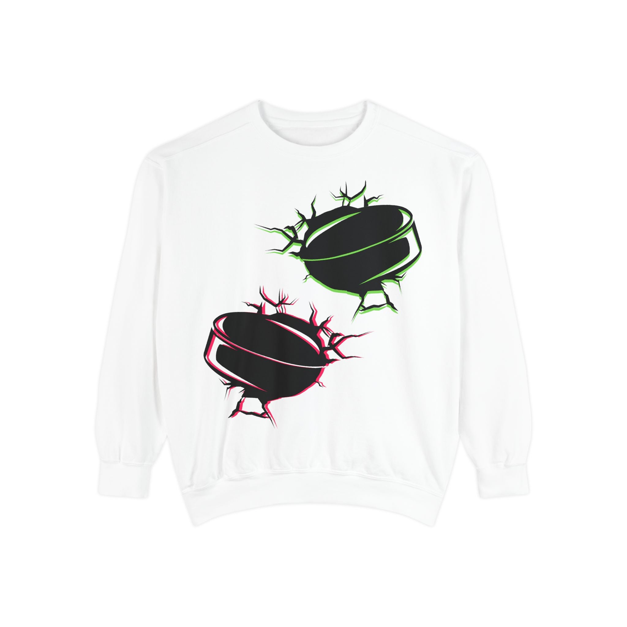 Heated Rivalry Inspired Hockey Puck Sweatshirt Unisex Romance Book Fan Merch