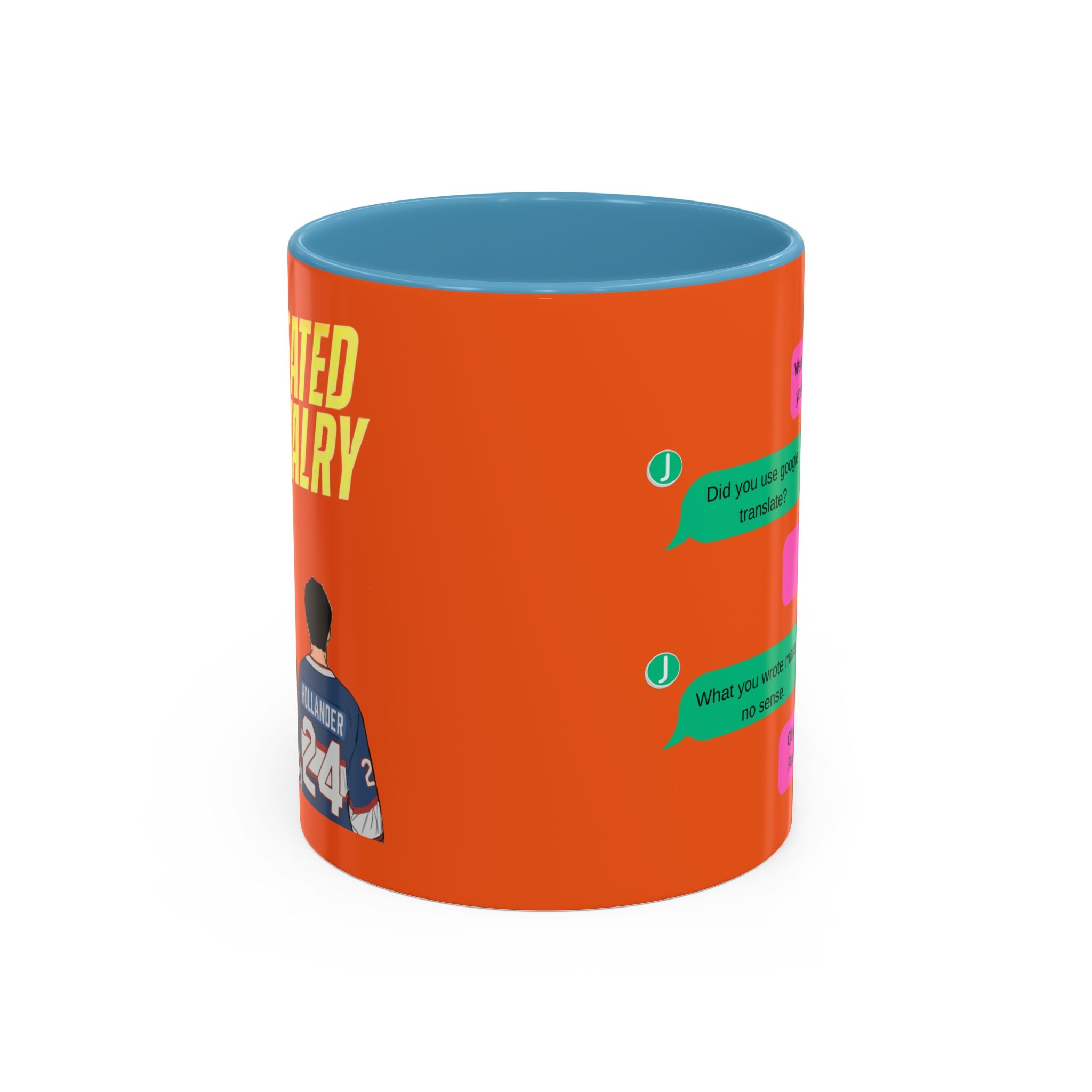 TV Show Inspired Text Message Mug Fandom Coffee Mug Accent Ceramic Cup Gift for Him Gift for Her Funny Dialogue Mug