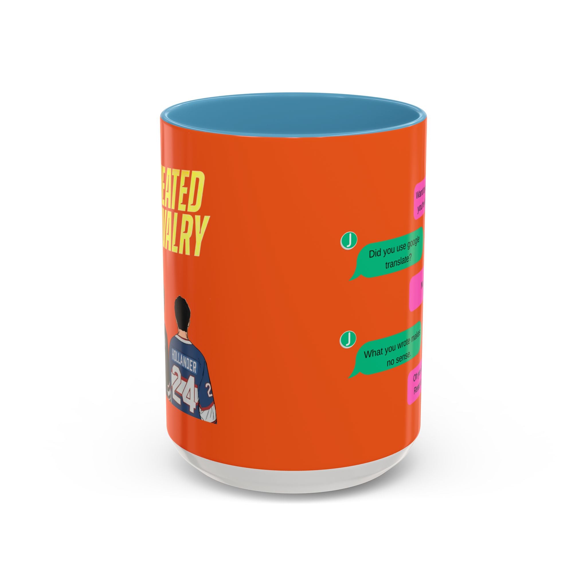 TV Show Inspired Text Message Mug Fandom Coffee Mug Accent Ceramic Cup Gift for Him Gift for Her Funny Dialogue Mug