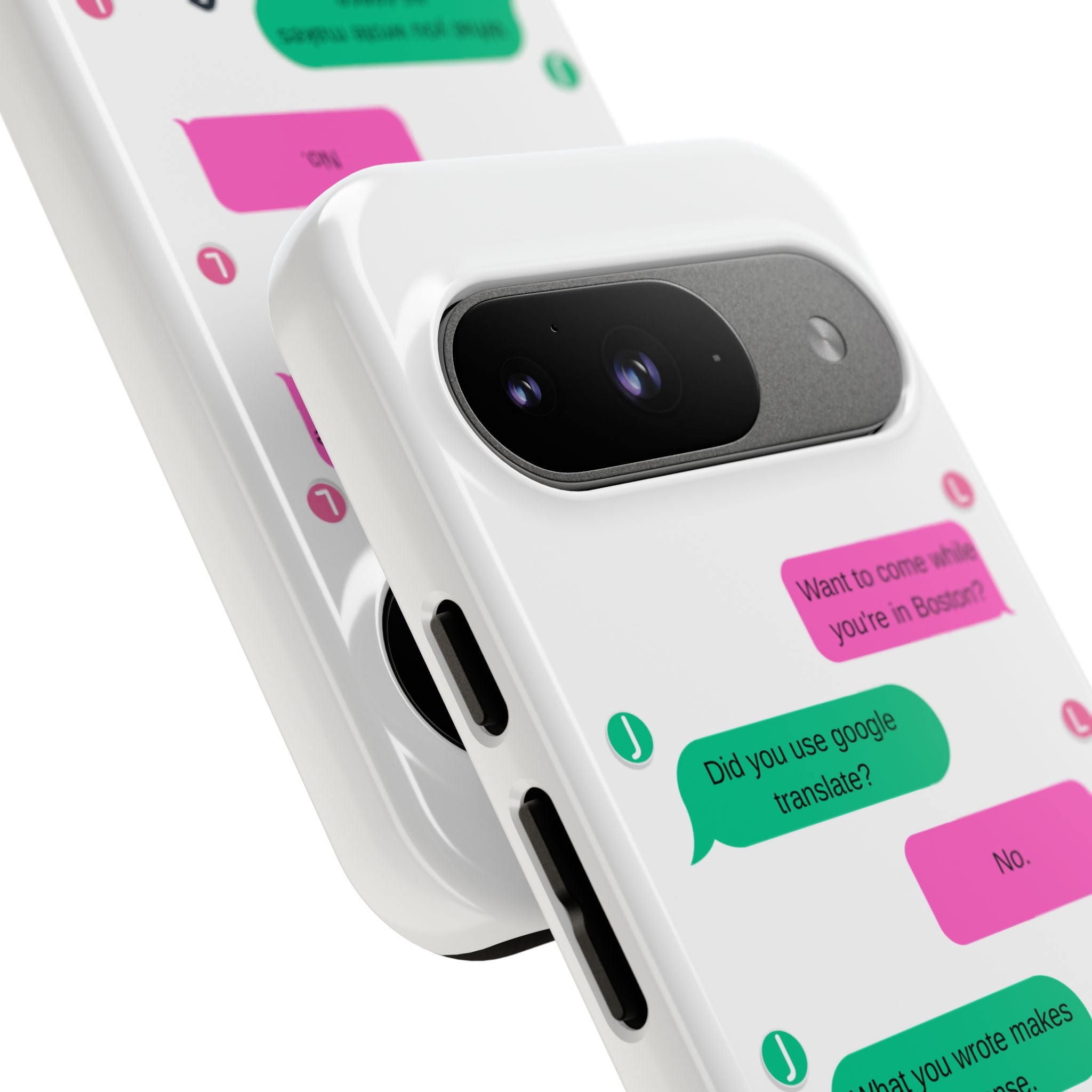 Heated Rivalry Inspired Hockey Text Message iPhone Case Tough Protective Romance Design