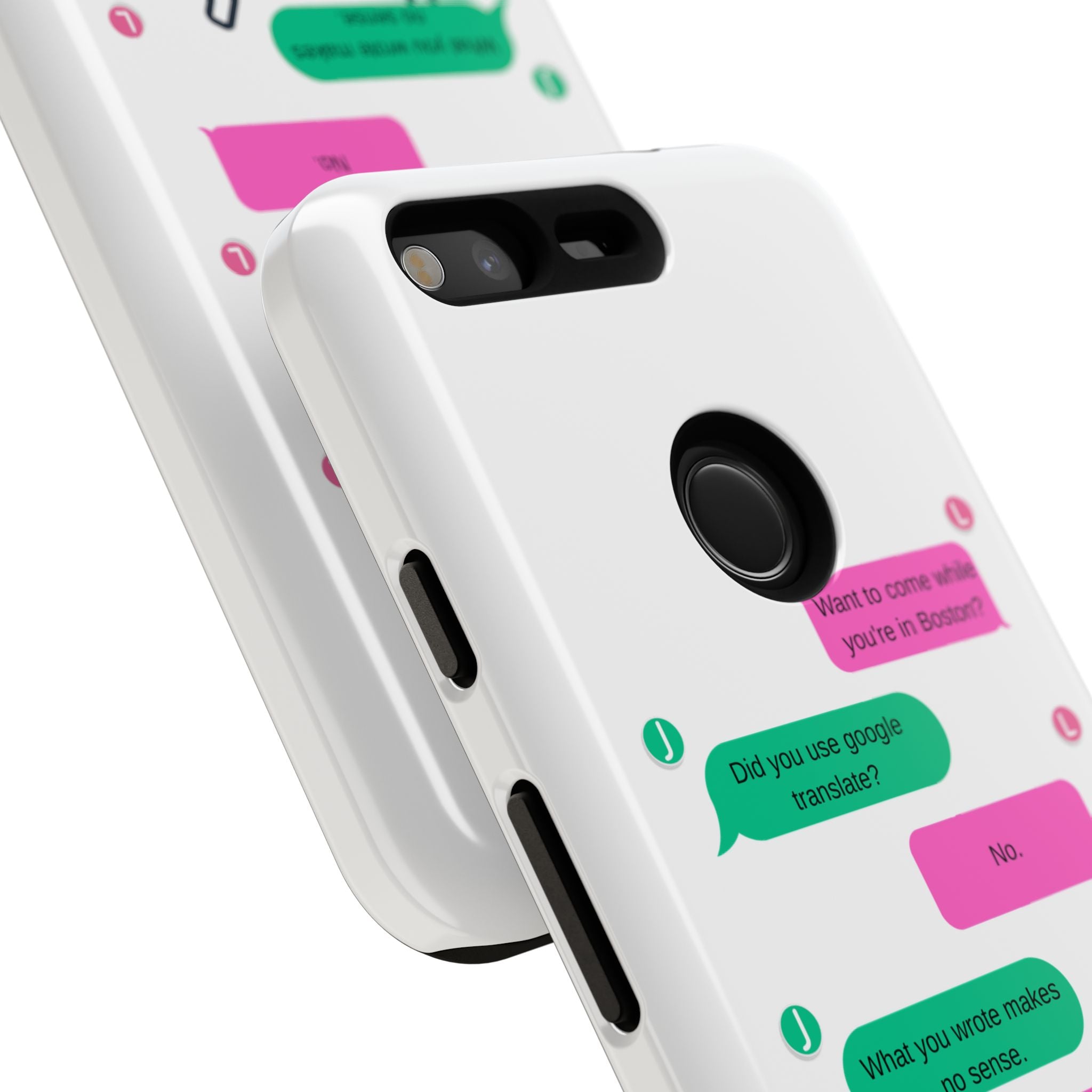 Heated Rivalry Inspired Hockey Text Message iPhone Case Tough Protective Romance Design