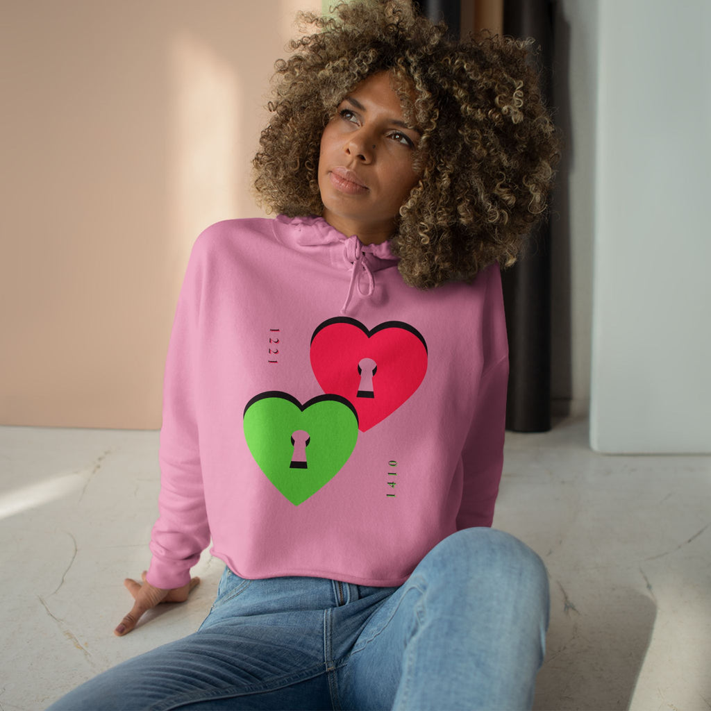 Locked Rooms Womens Crop Hoodie | Heated Rivalry Inspired | Room Numbers Design