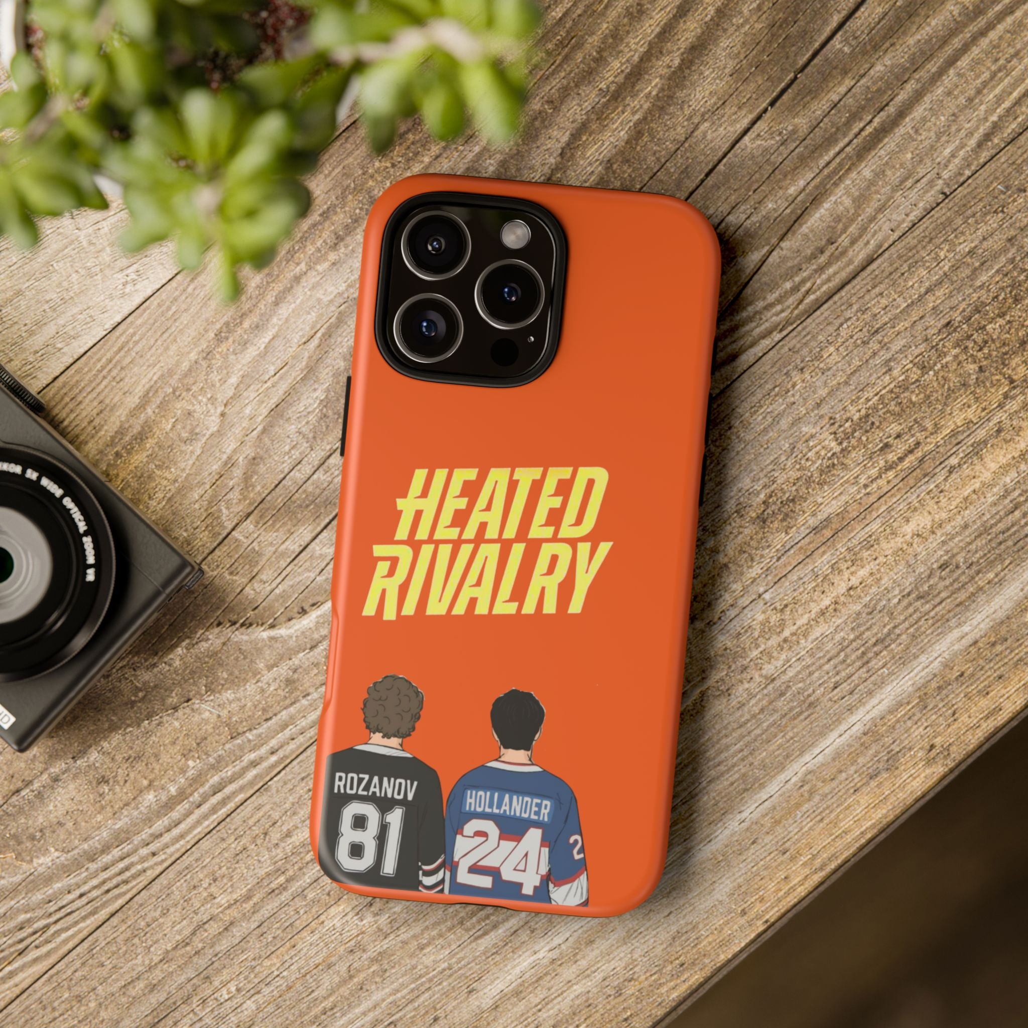 Heated Rivalry Hockey iPhone Case Sports Romance Phone Case Hockey Fan Gift Protective Tough Case