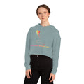 Let Your Heart Fly Women’s Cropped Hoodie | Cute Heart Graphic Sweatshirt