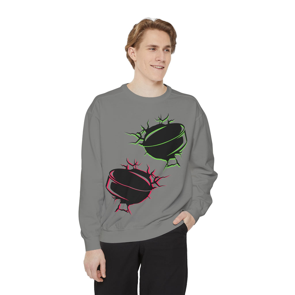 Heated Rivalry Inspired Hockey Puck Sweatshirt Unisex Romance Book Fan Merch