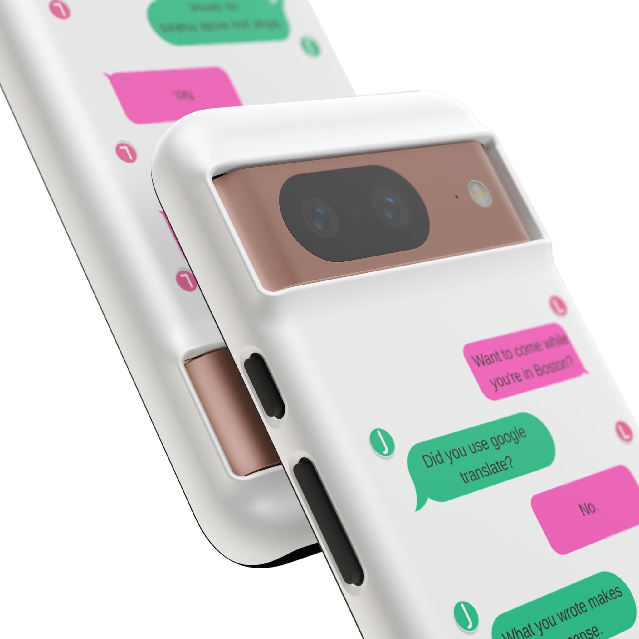 Heated Rivalry Inspired Hockey Text Message iPhone Case Tough Protective Romance Design