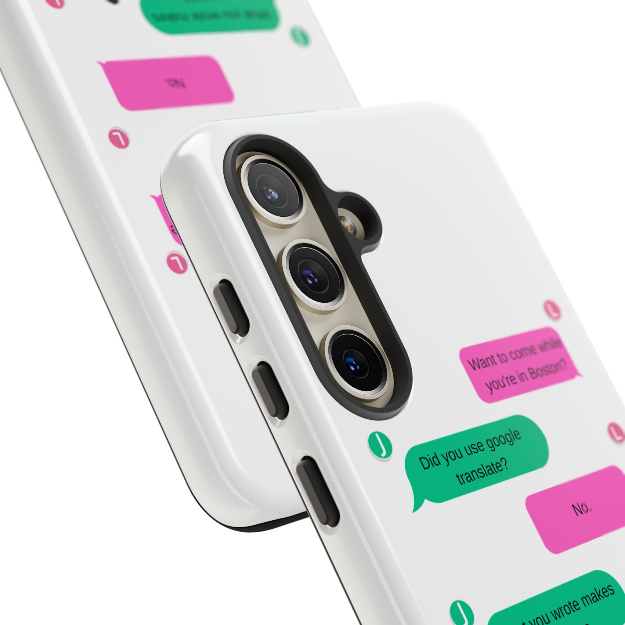 Heated Rivalry Inspired Hockey Text Message iPhone Case Tough Protective Romance Design