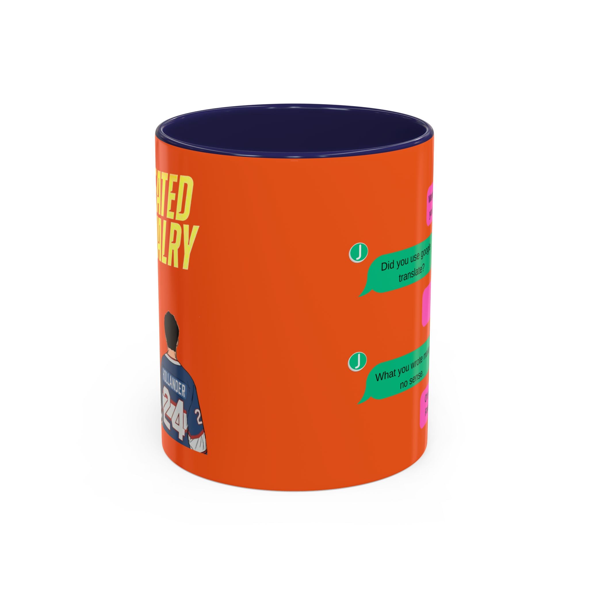 TV Show Inspired Text Message Mug Fandom Coffee Mug Accent Ceramic Cup Gift for Him Gift for Her Funny Dialogue Mug