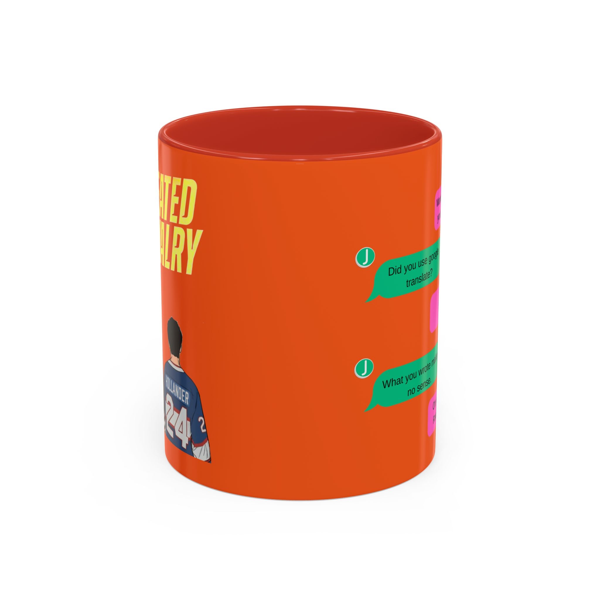 TV Show Inspired Text Message Mug Fandom Coffee Mug Accent Ceramic Cup Gift for Him Gift for Her Funny Dialogue Mug