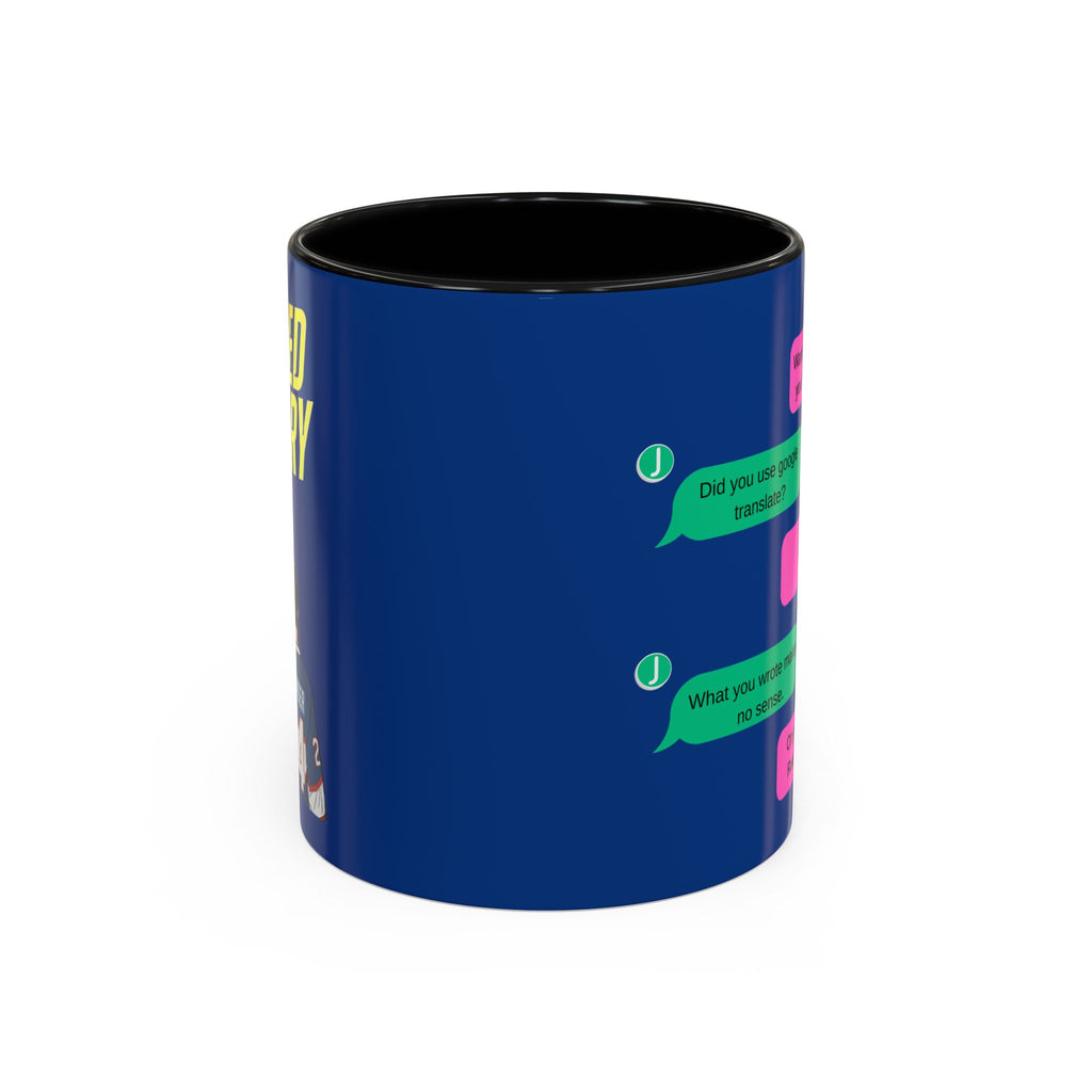 TV Show Inspired Text Message Mug Fandom Coffee Mug Accent Ceramic Cup Gift for Him Gift for Her Funny Dialogue Mug