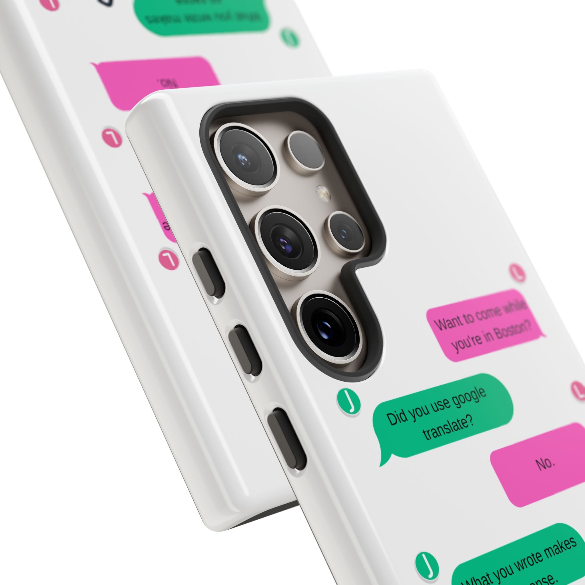 Heated Rivalry Inspired Hockey Text Message iPhone Case Tough Protective Romance Design